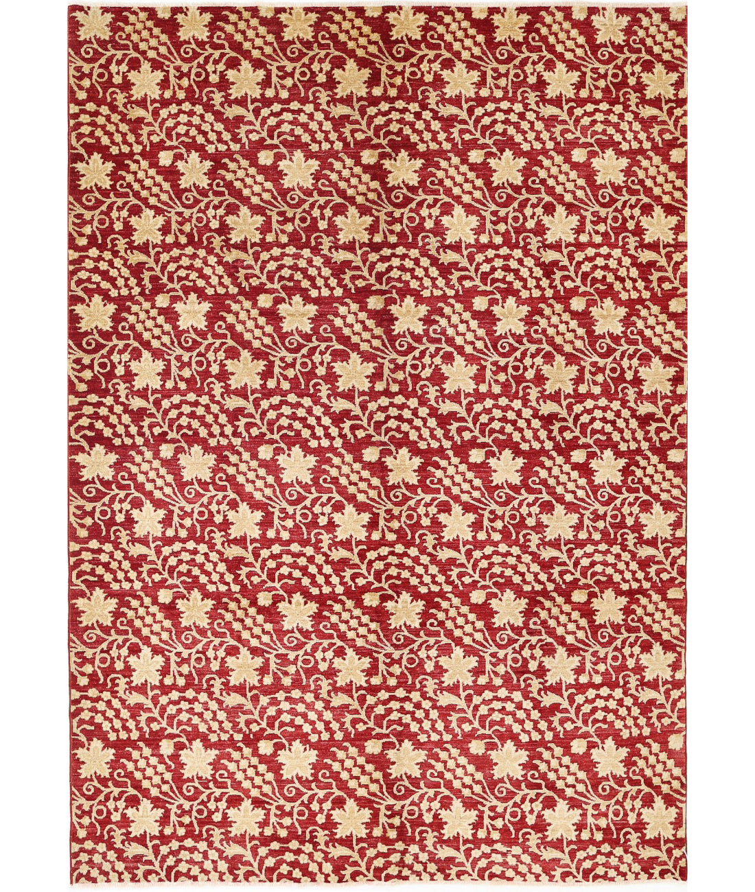 Hand Knotted Artemix Wool Rug - 6'7'' x 9'5''