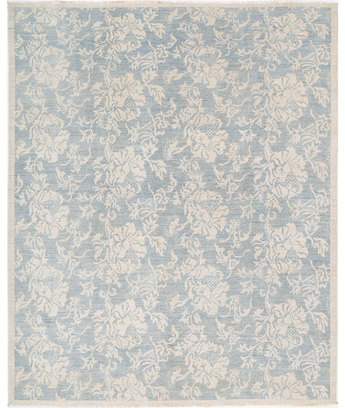 Hand Knotted Artemix Wool Rug - 8&#39;1&#39;&#39; x 9&#39;9&#39;&#39; 8&#39;1&#39;&#39; x 9&#39;9&#39;&#39; (243 X 293) / Grey / Ivory