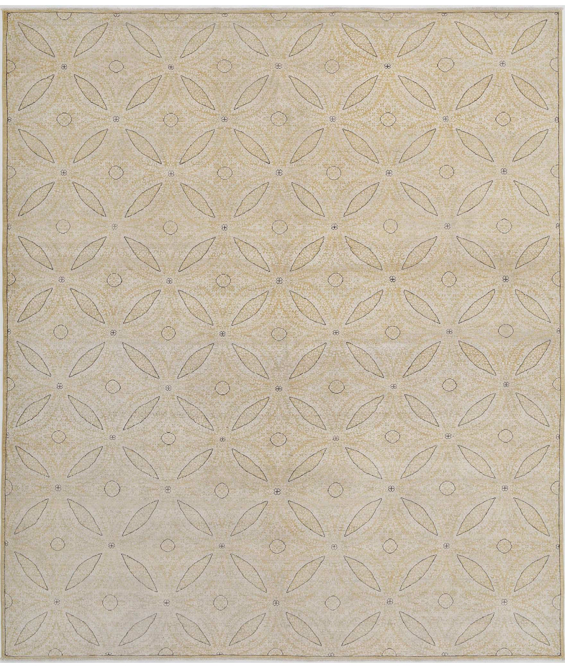 Hand Knotted Fine Artemix Wool Rug - 8'1'' x 9'8''