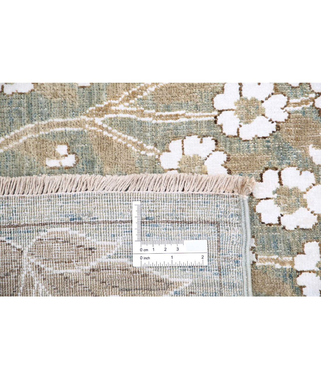 Hand Knotted Fine Artemix Wool & Cotton Rug - 4'9'' x 5'9''