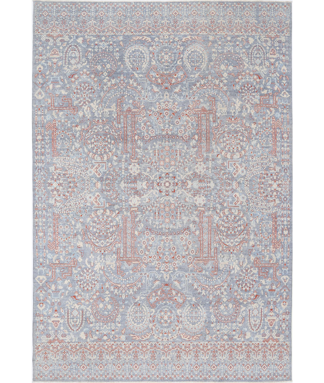 Hand Knotted Fine Artemix Wool Rug - 8'11'' x 13'0''