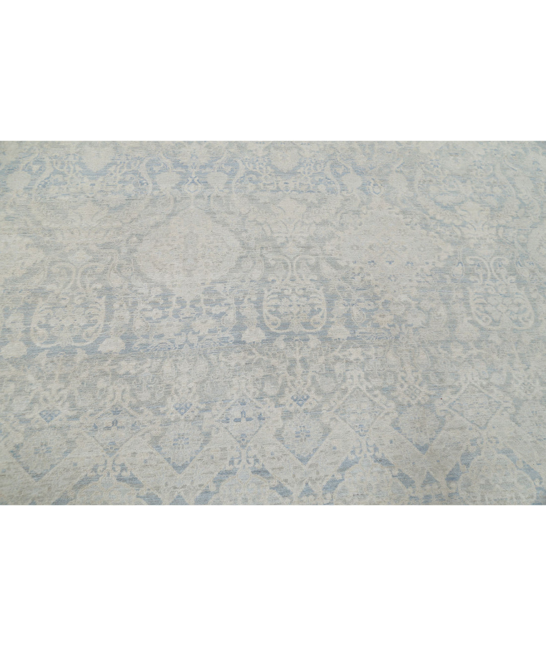 Hand Knotted Artemix Wool Rug - 8'9'' x 12'1'' 8'9'' x 12'1'' (263 X 363) / Blue / Grey