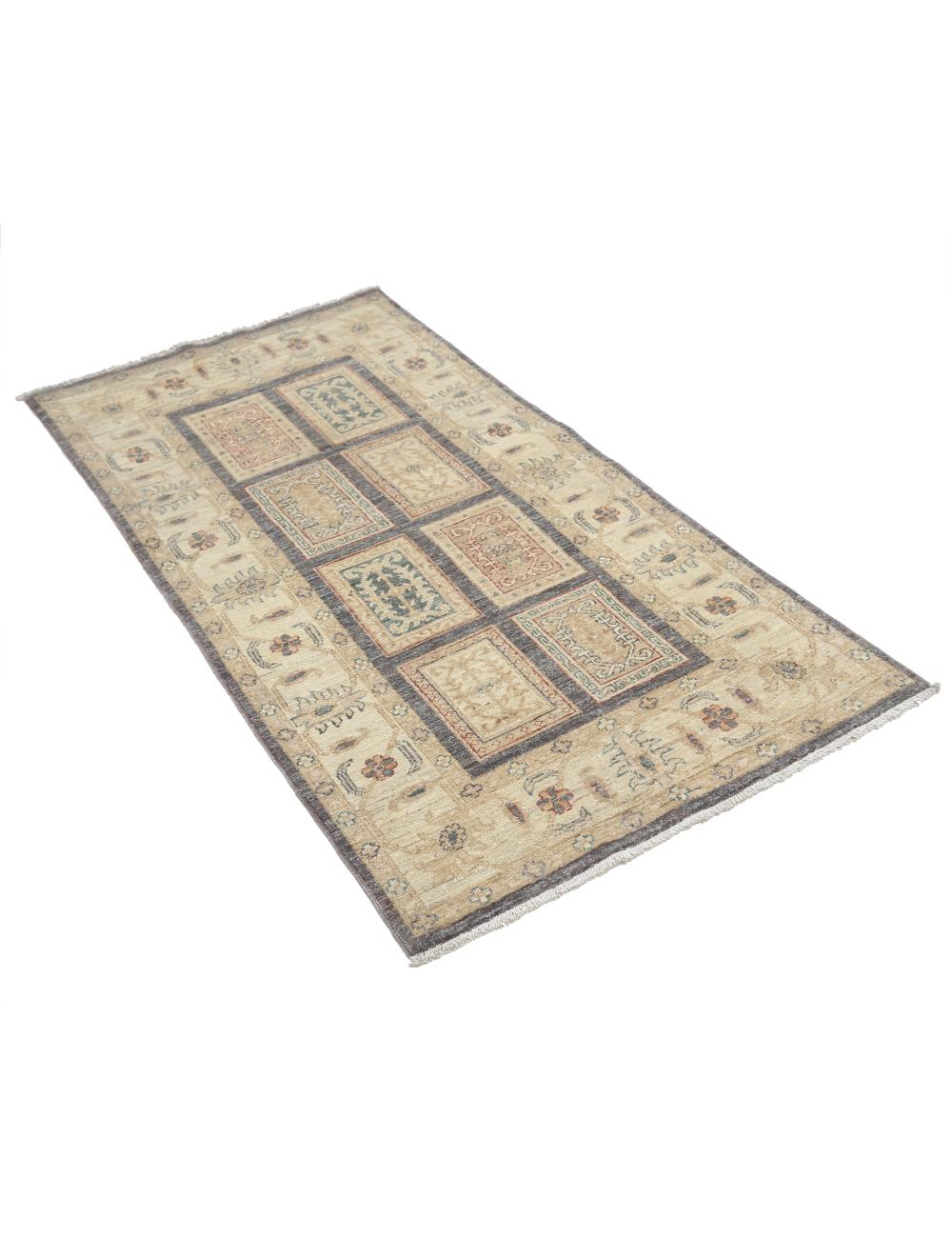 Hand Knotted Bakhtiari Wool Rug - 2'9'' x 5'4'' Arteverk Arteverk Rugs