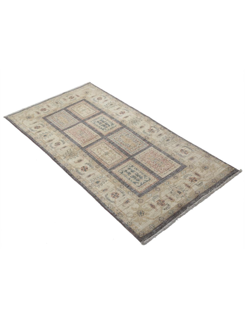 Hand Knotted Bakhtiari Wool Rug - 2'9'' x 5'4'' Arteverk Arteverk Rugs