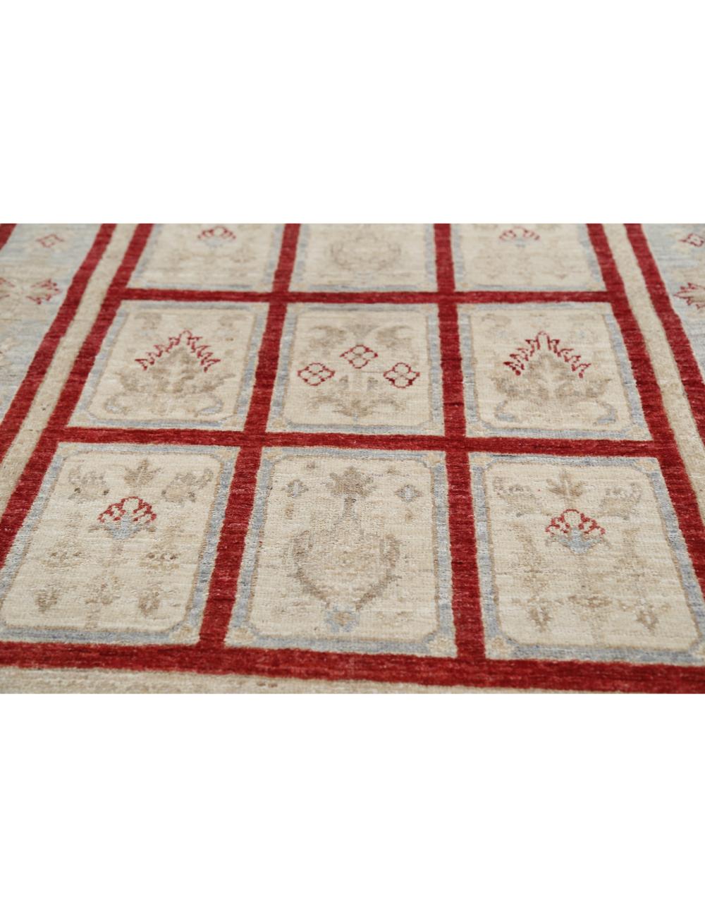 Hand Knotted Bakhtiari Wool Rug - 3'4'' x 4'9'' Arteverk Arteverk Rugs