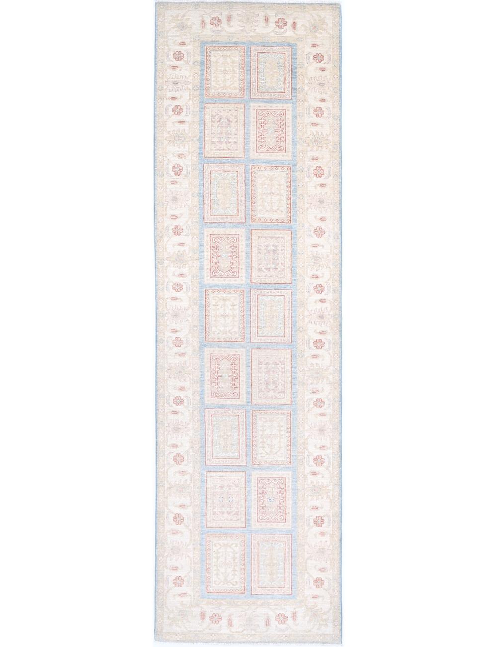 Hand Knotted Bakhtiari Wool Rug - 2'7'' x 9'10''