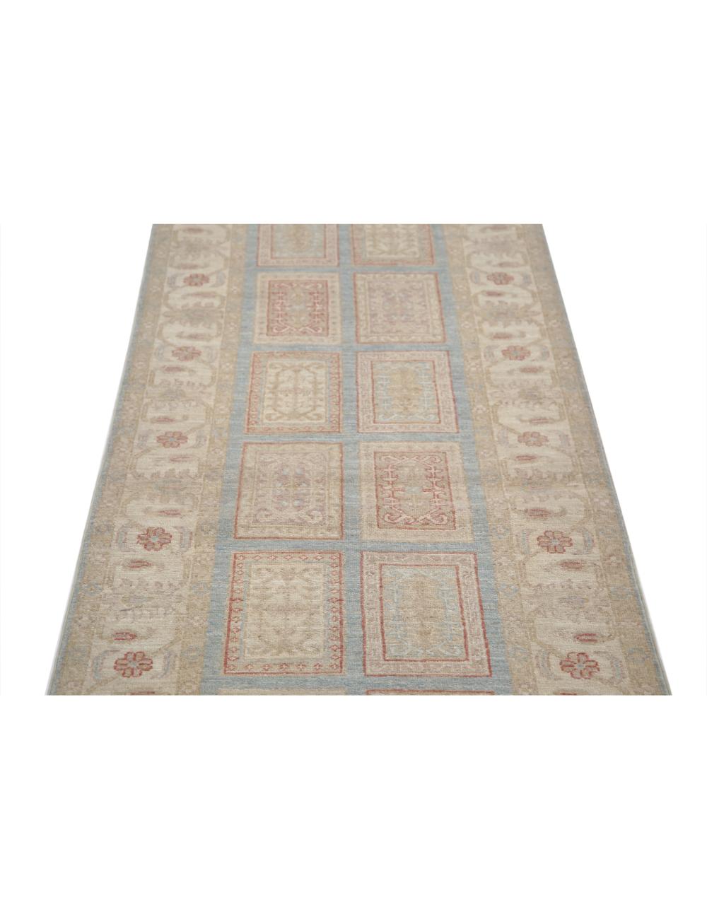 Hand Knotted Bakhtiari Wool Rug - 2'7'' x 8'2'' Arteverk Arteverk Rugs