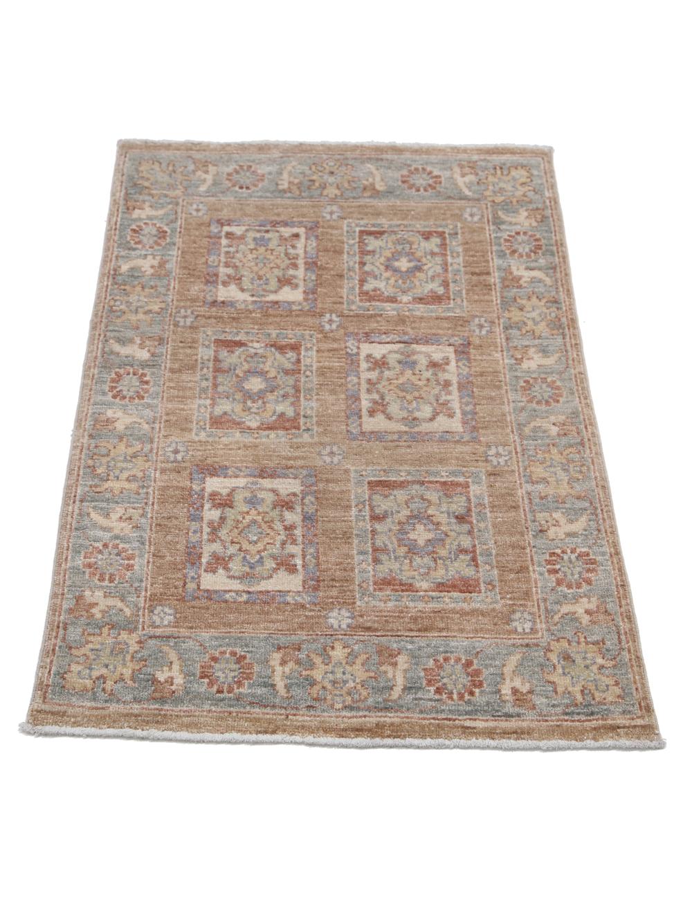 Hand Knotted Bakhtiari Wool Rug - 2'1'' x 3'0'' Arteverk Arteverk Rugs