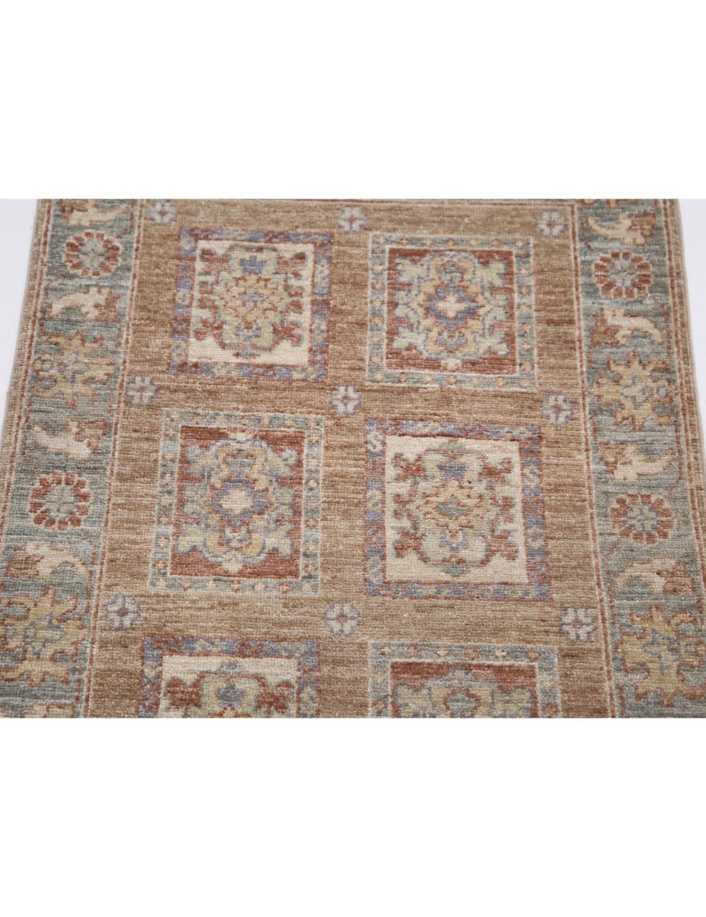 Hand Knotted Bakhtiari Wool Rug - 2'1'' x 3'0'' Arteverk Arteverk Rugs