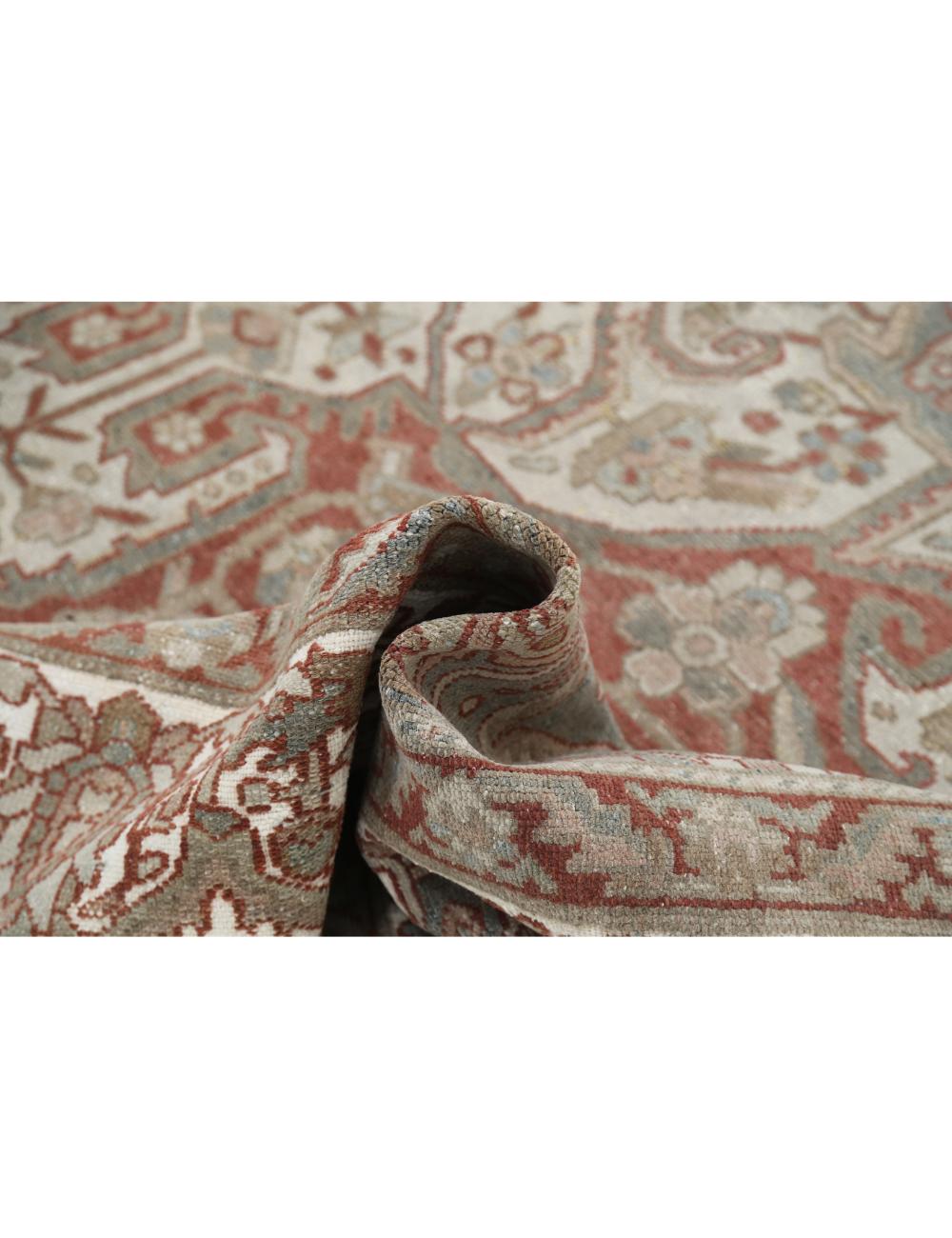 Hand Knotted Vintage Persian Bakhtiari Wool Rug - 10'7'' x 13'0'' Arteverk Arteverk Rugs