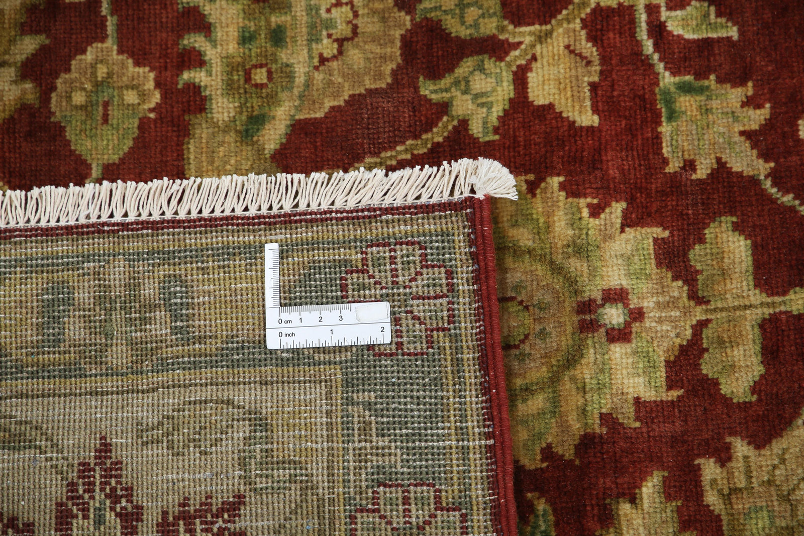 Hand Knotted Ziegler Wool Rug - 8'8'' x 11'4''