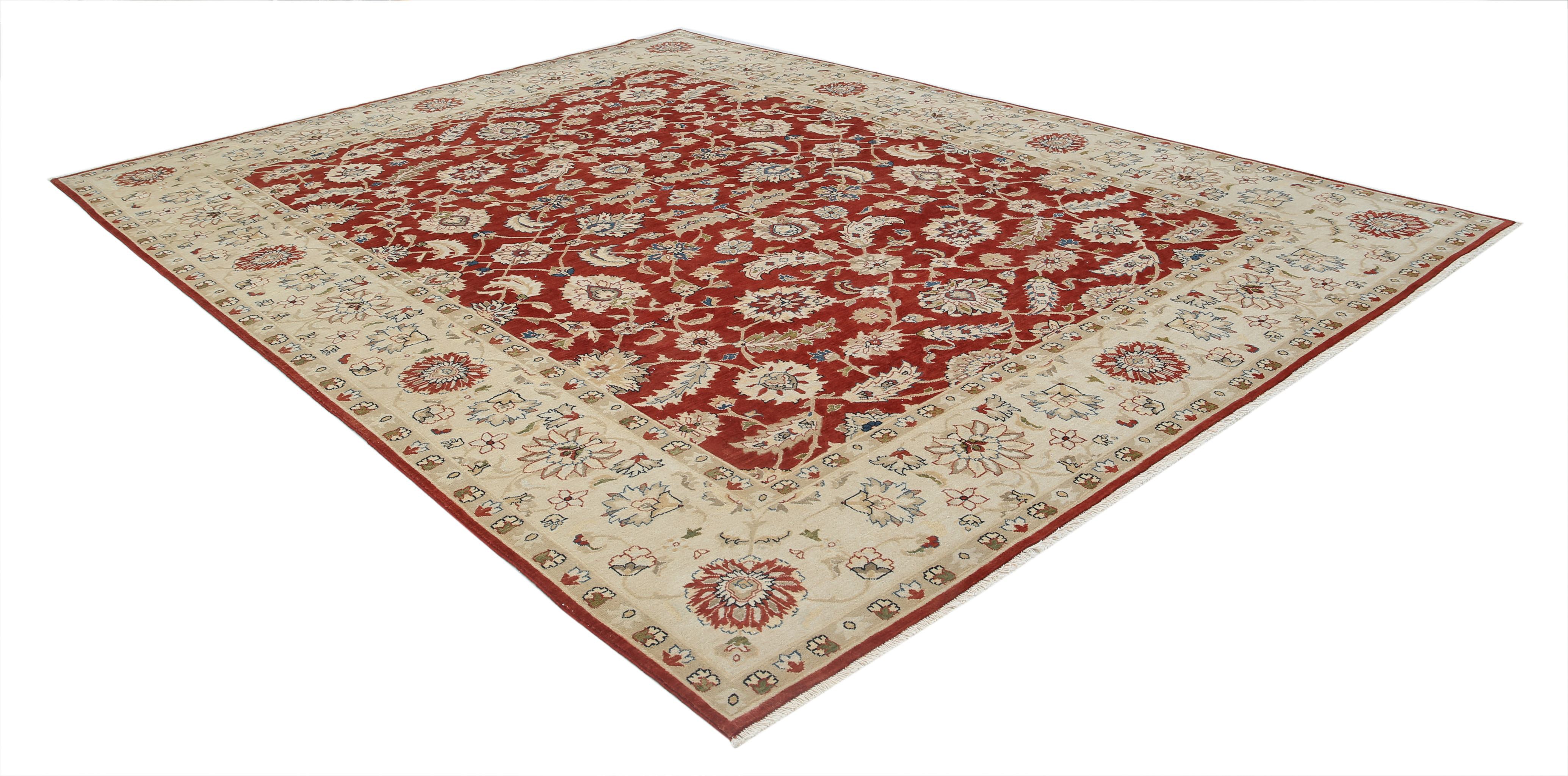 Alfombra de lana Ziegler anudada a mano - 9'0'' x 12'0''