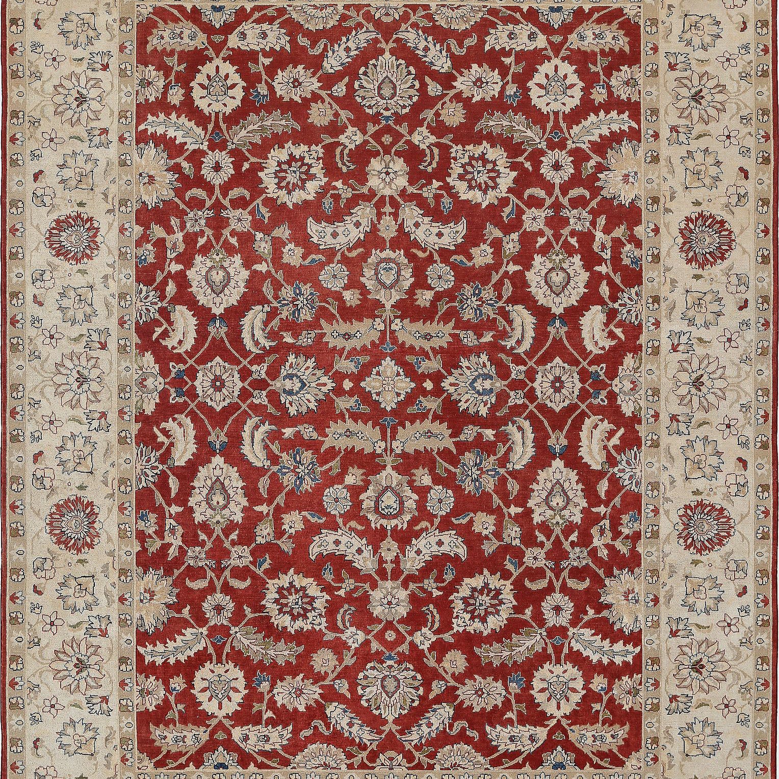 Alfombra de lana Ziegler anudada a mano - 9'0'' x 12'0''