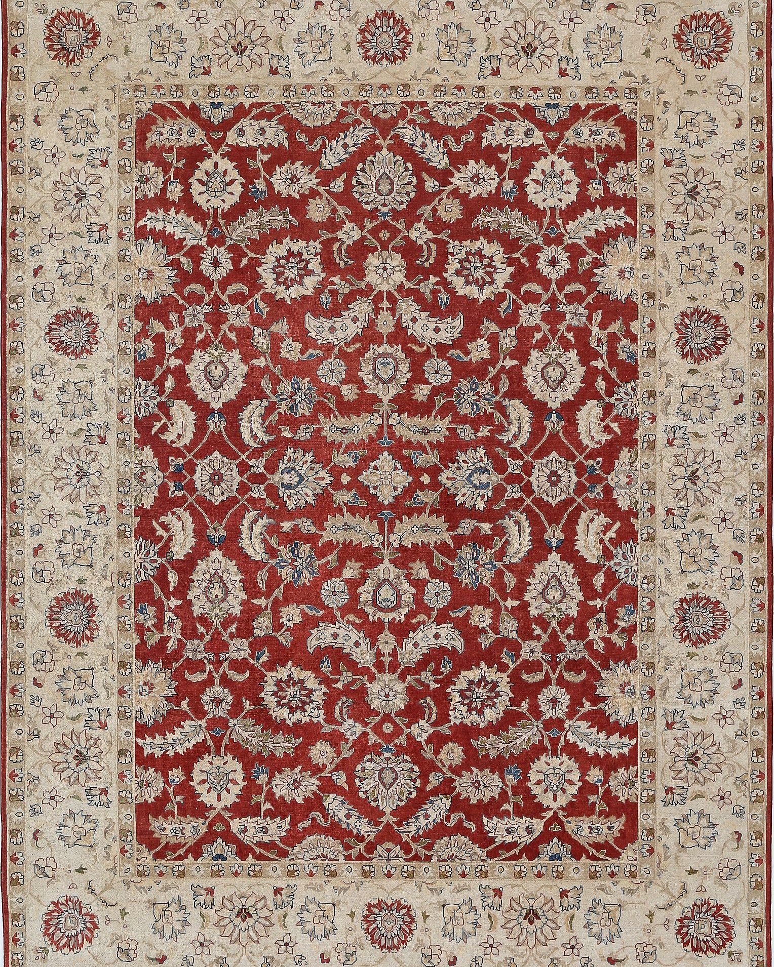 Alfombra de lana Ziegler anudada a mano - 9'0'' x 12'0''