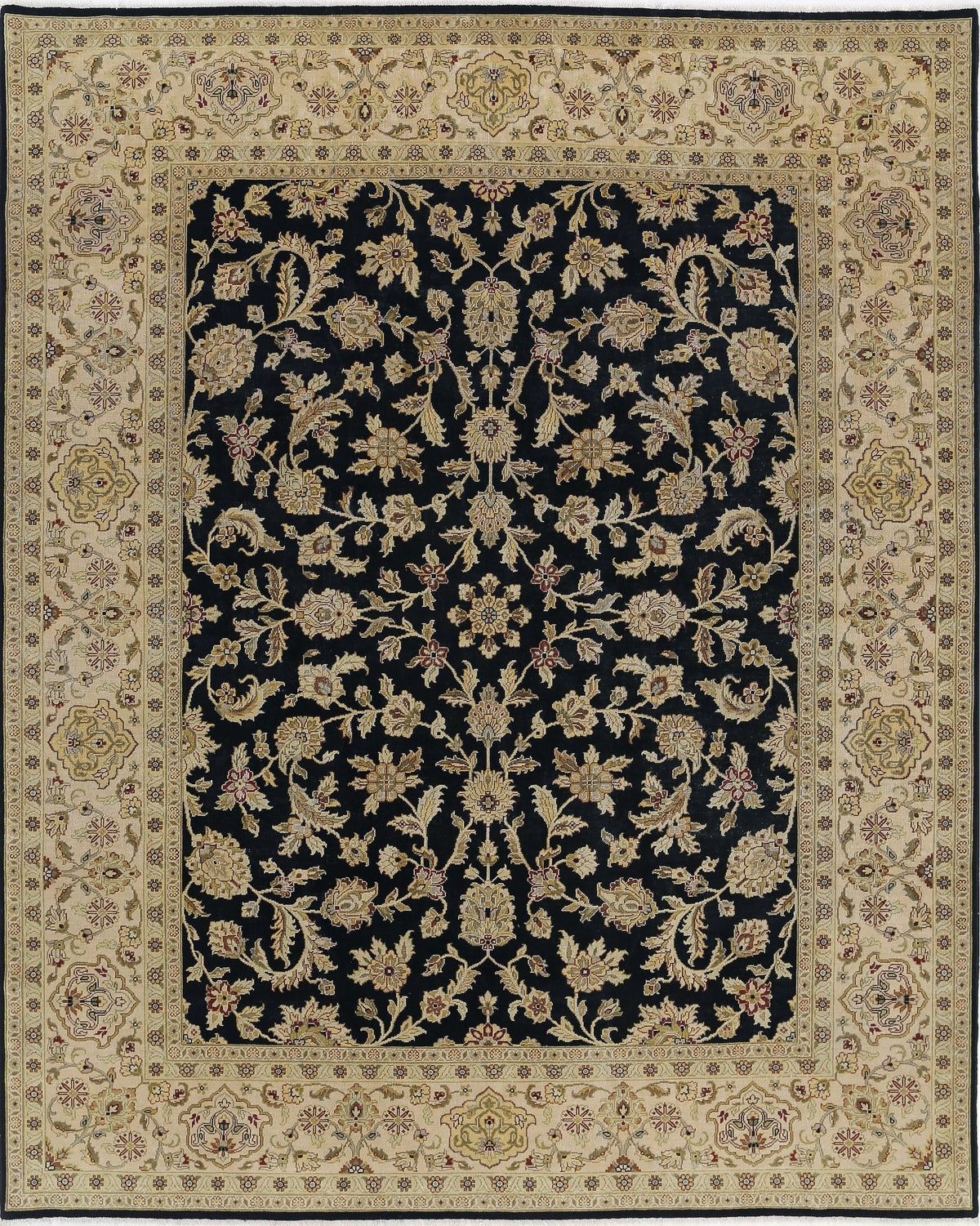 Hand Knotted Ziegler Wool Rug - 7&#39;10&#39;&#39; x 9&#39;9&#39;&#39;
