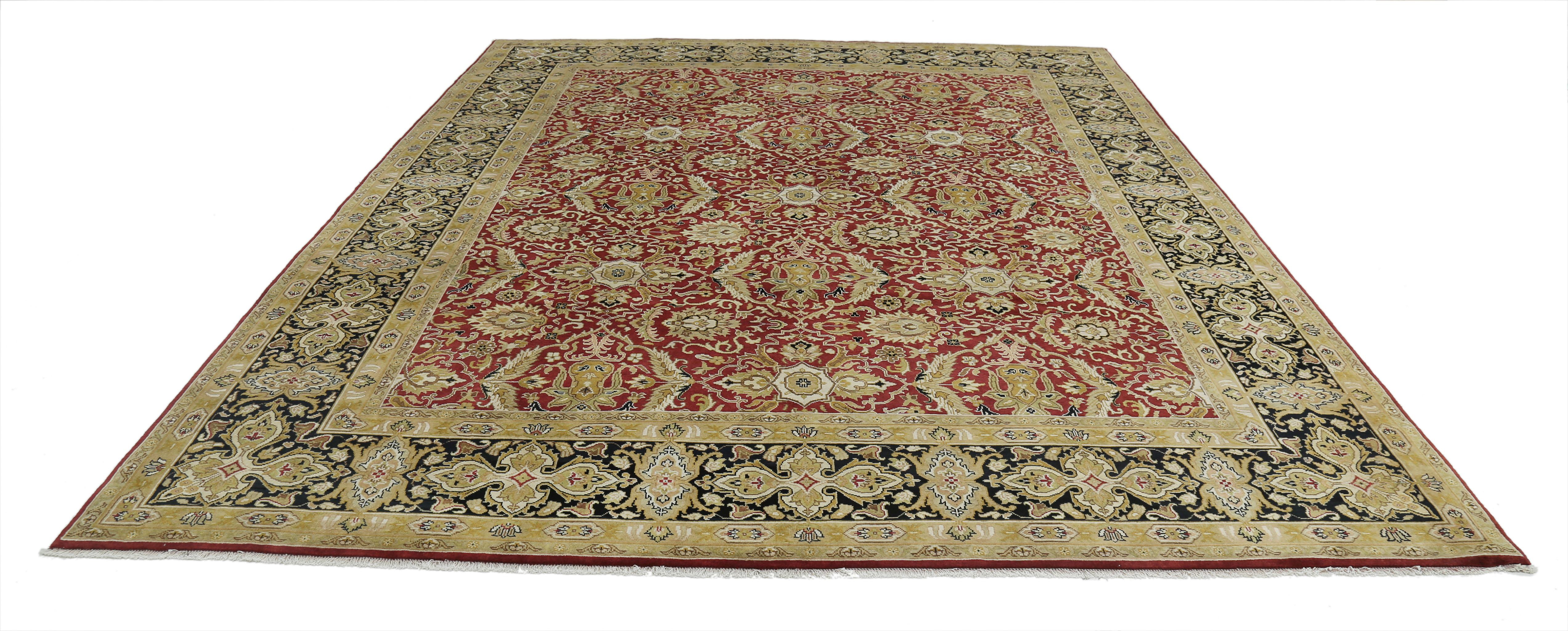 Alfombra de lana Ziegler anudada a mano - 9'1'' x 11'8''