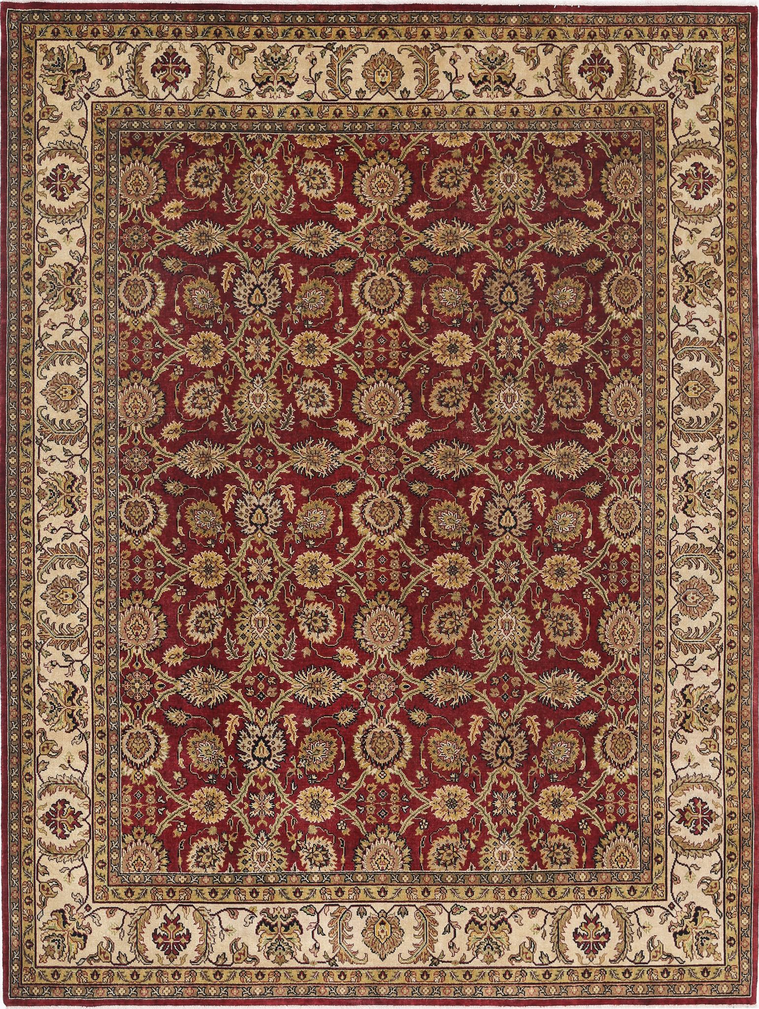 Hand Knotted Ziegler Wool Rug - 9'0'' x 11'11''