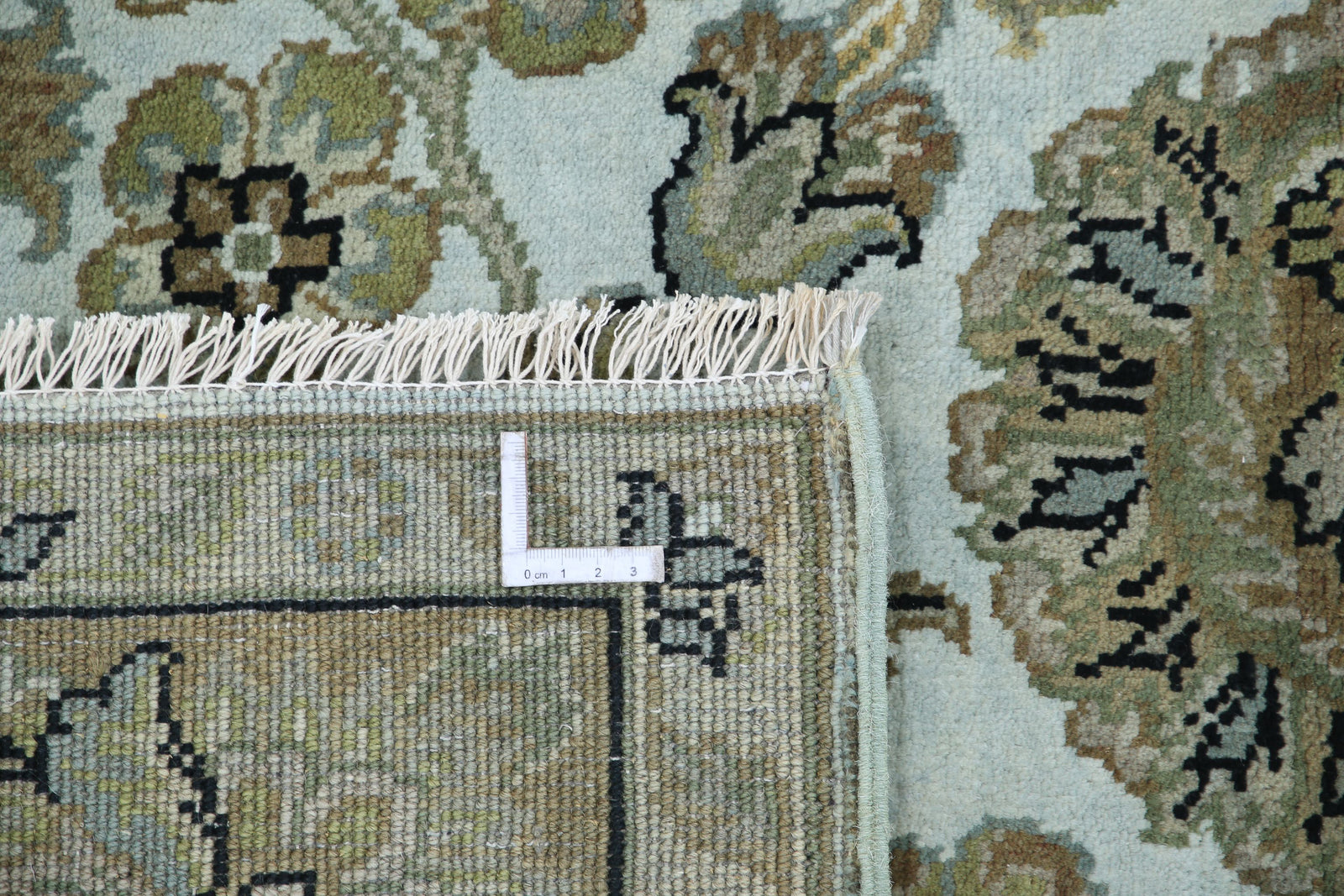 Hand Knotted Ziegler Wool Rug - 7'10'' x 9'6''