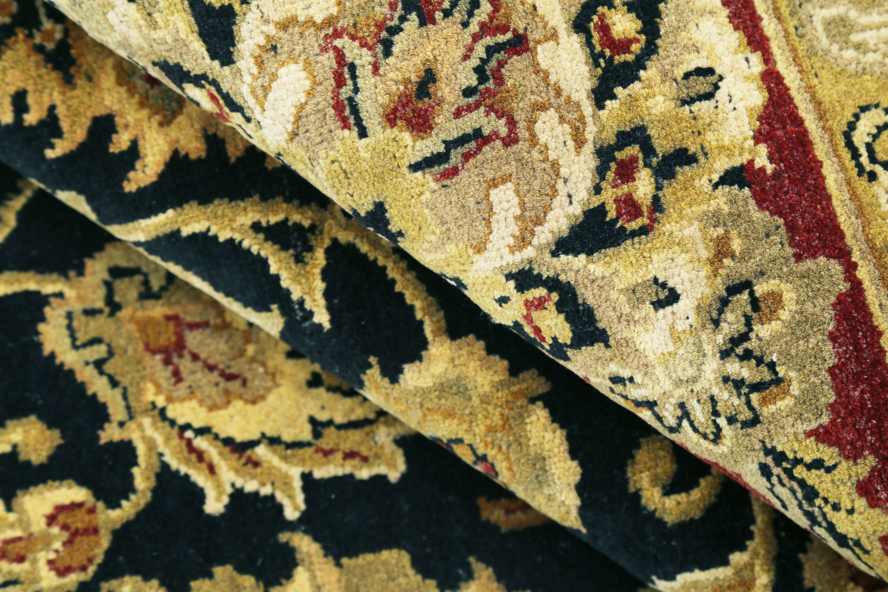 Hand Knotted Ziegler Wool Rug - 9'0'' x 12'0''