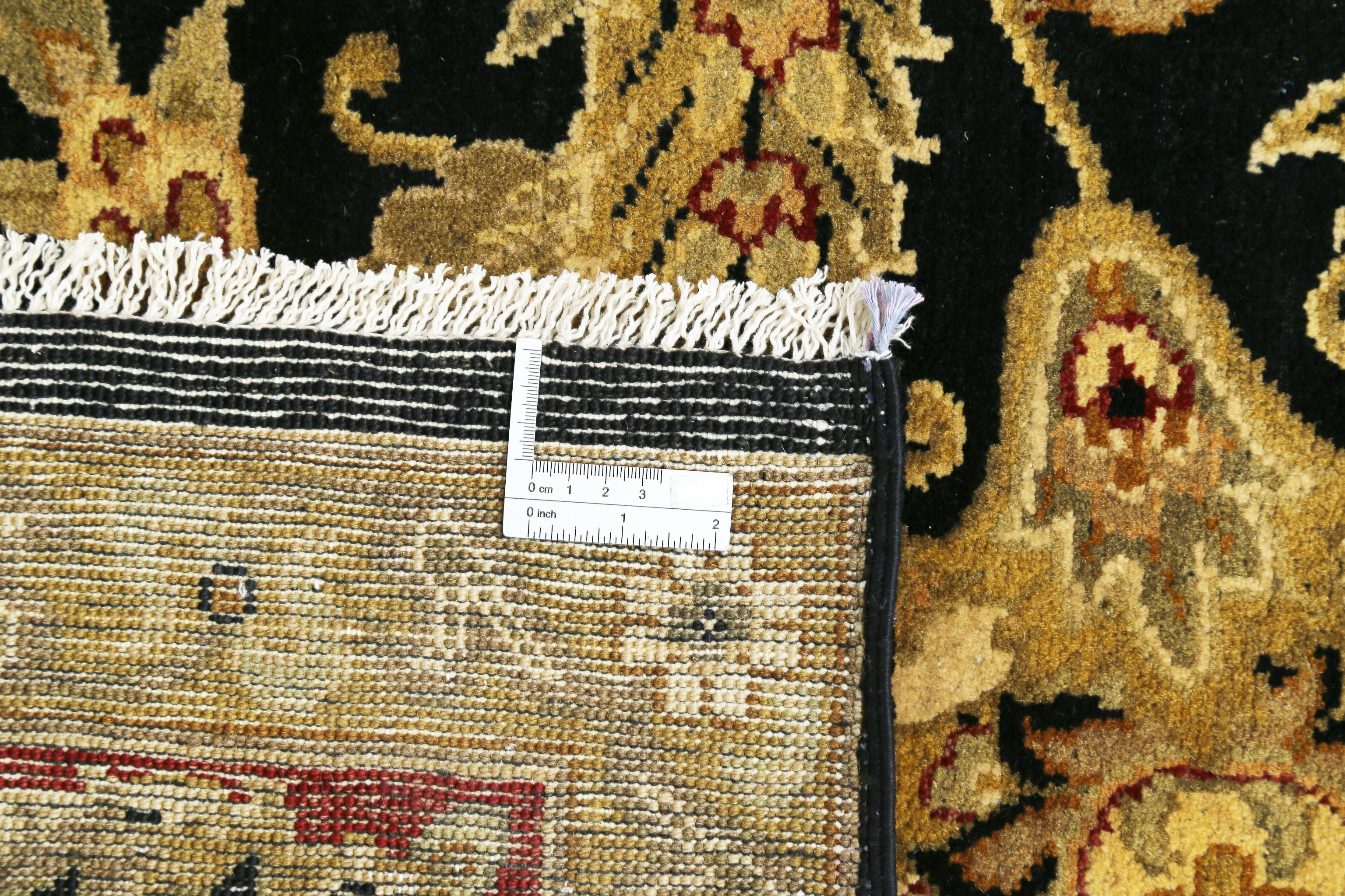 Hand Knotted Ziegler Wool Rug - 9'0'' x 12'0''