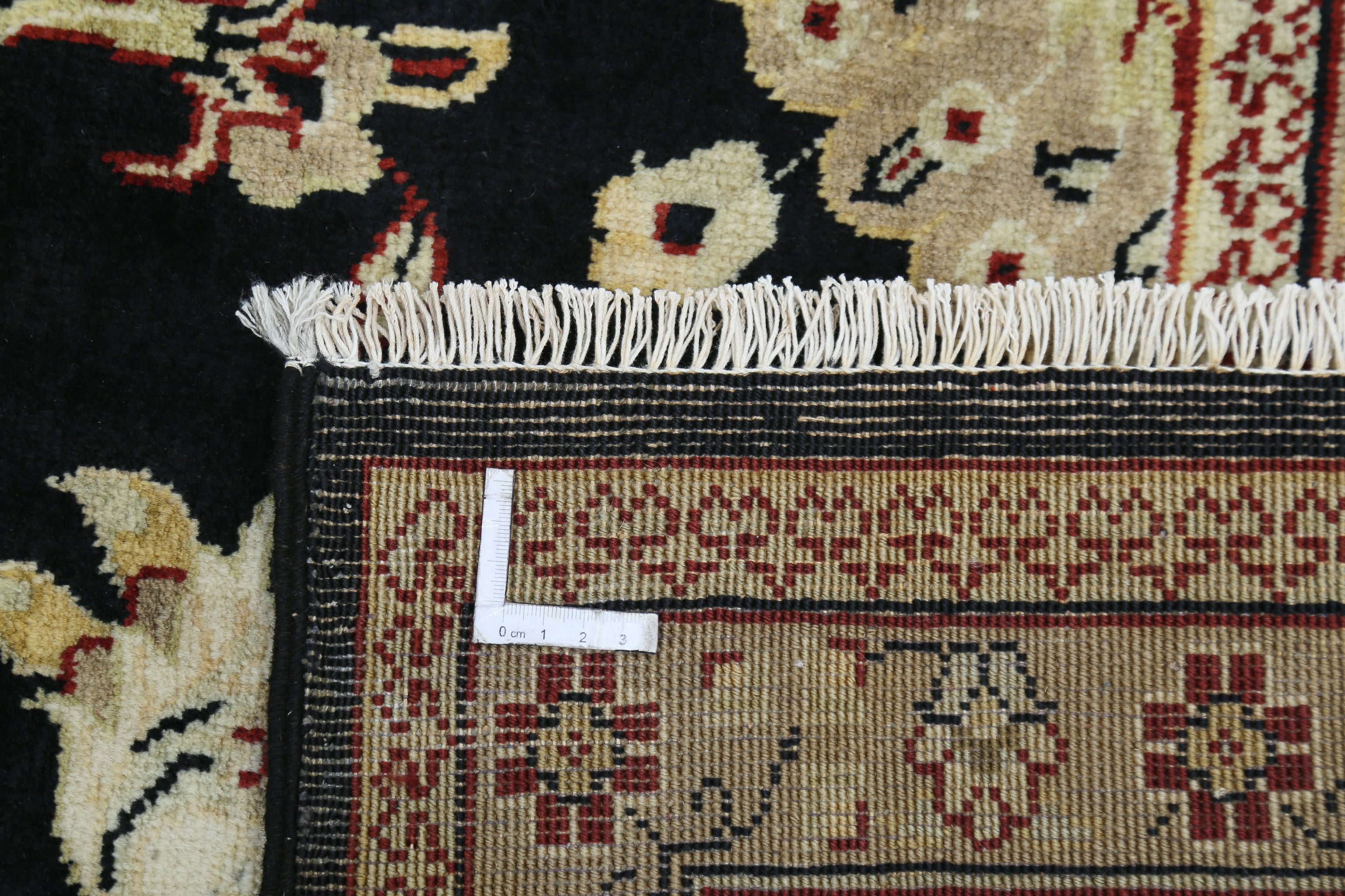 Hand Knotted Ziegler Wool Rug - 9'0'' x 11'11''