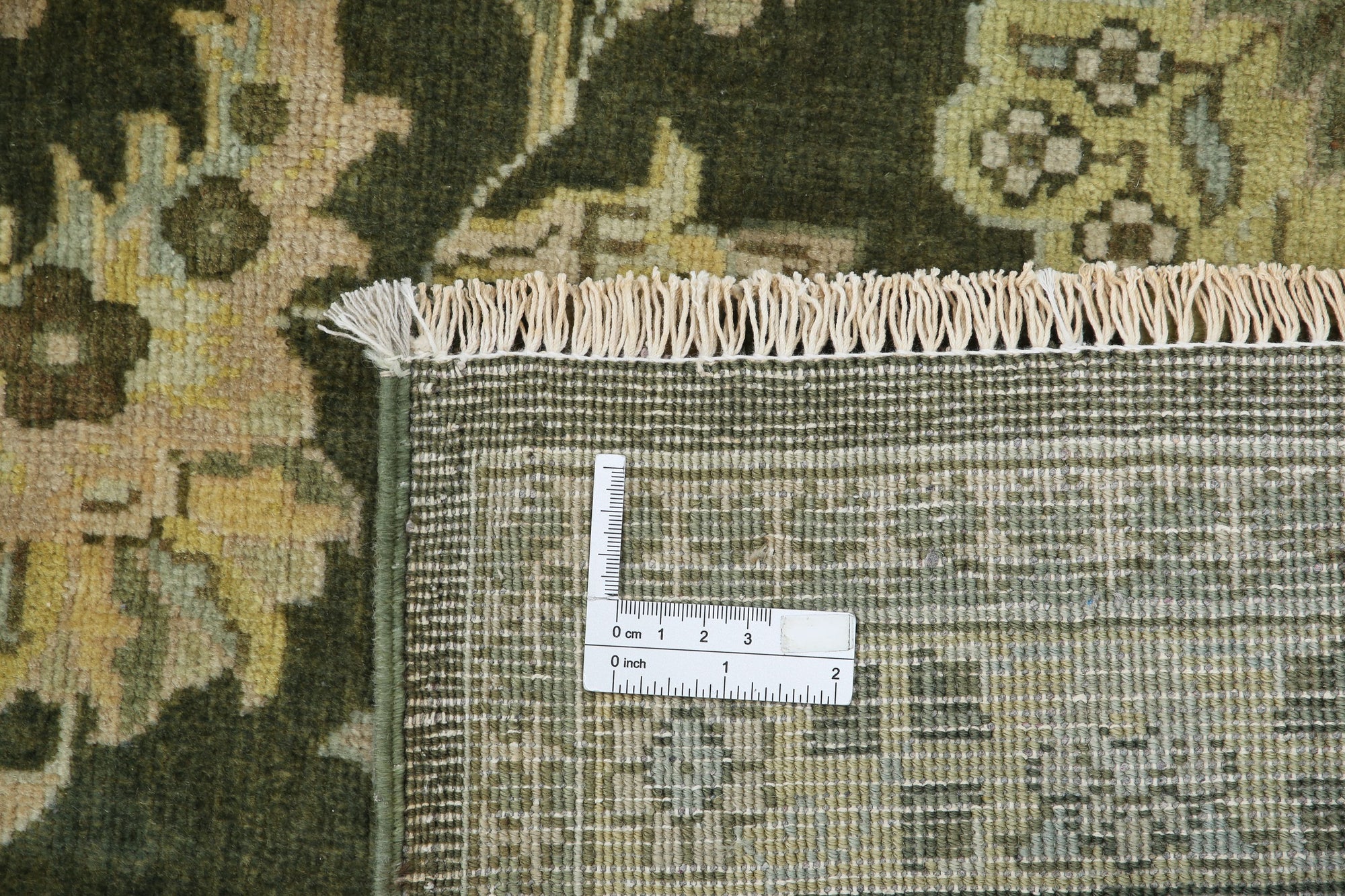 Hand Knotted Ziegler Wool Rug - 9'0'' x 11'10''