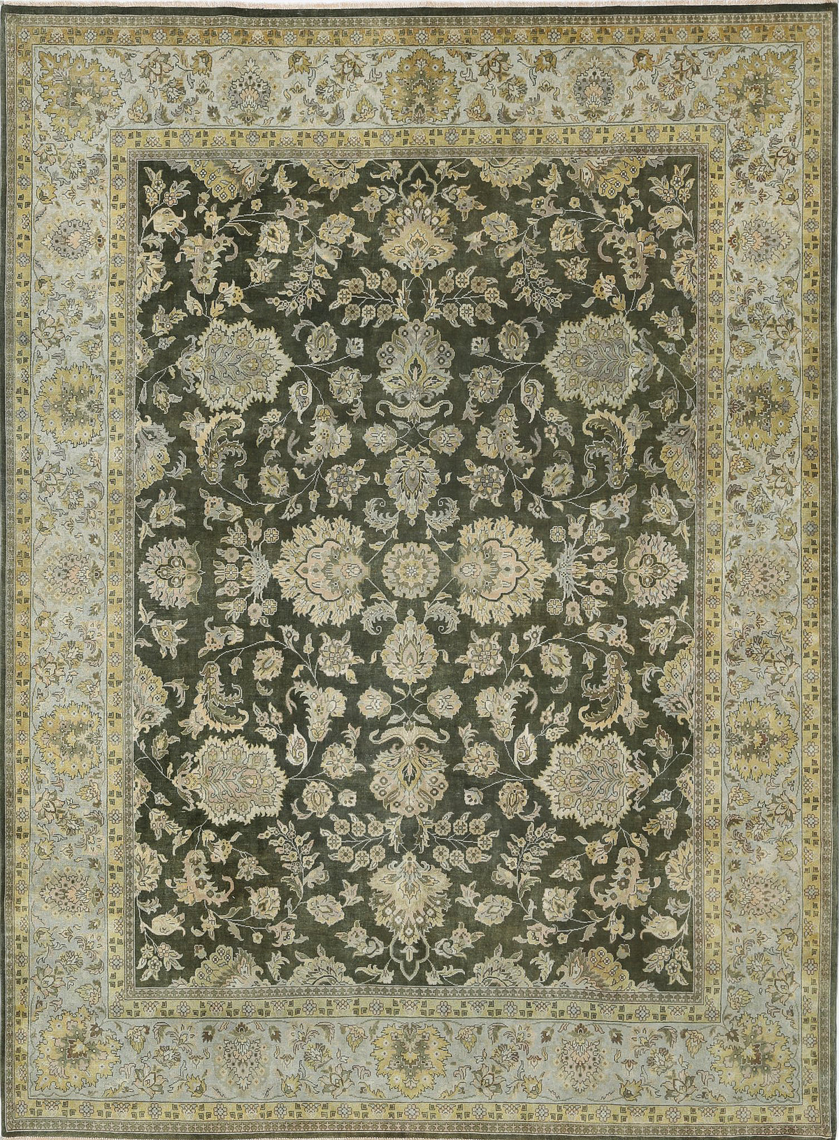 Hand Knotted Ziegler Wool Rug - 9&#39;0&#39;&#39; x 11&#39;10&#39;&#39;
