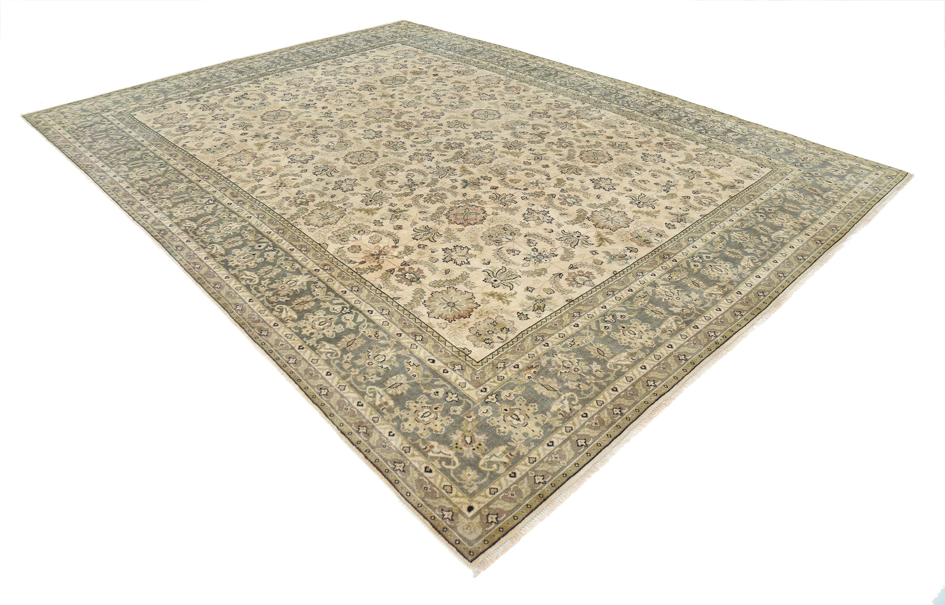 Alfombra de lana Ziegler anudada a mano - 9'0'' x 11'10''