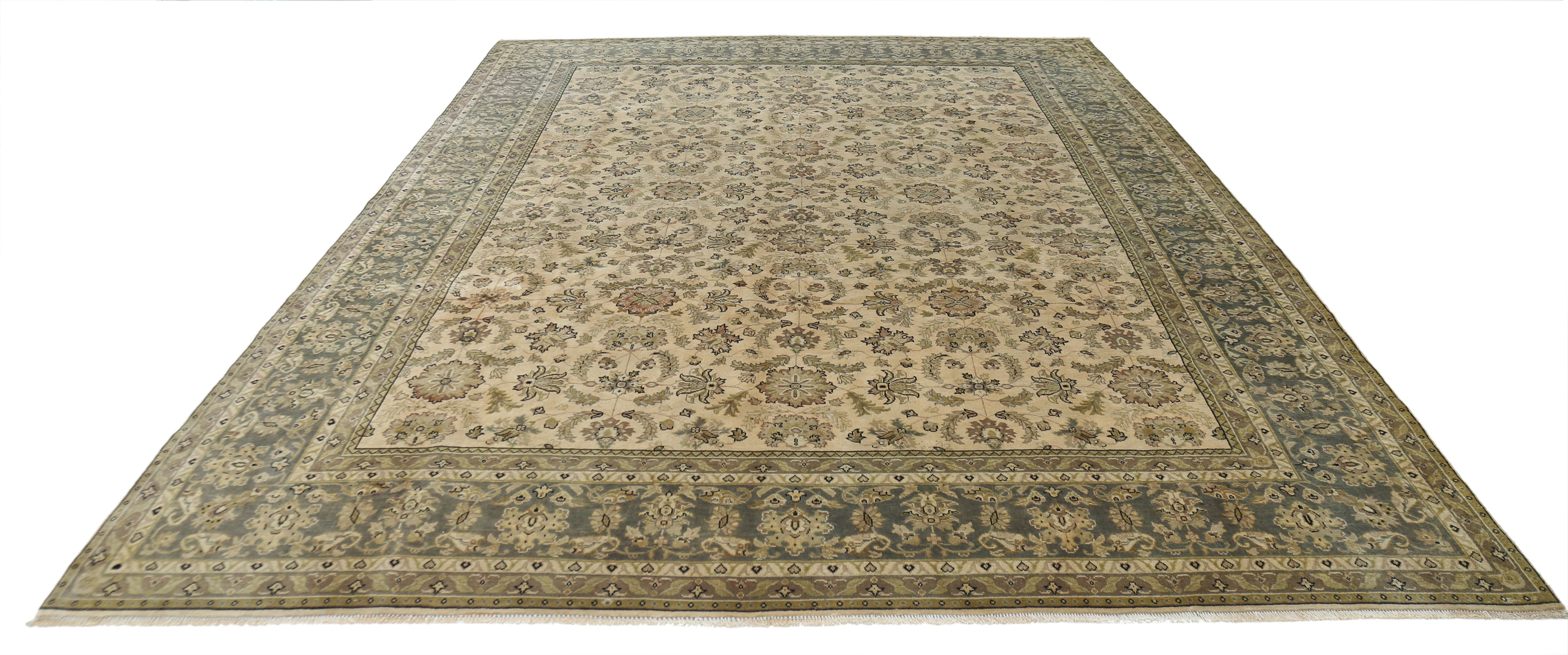 Alfombra de lana Ziegler anudada a mano - 9'0'' x 11'10''