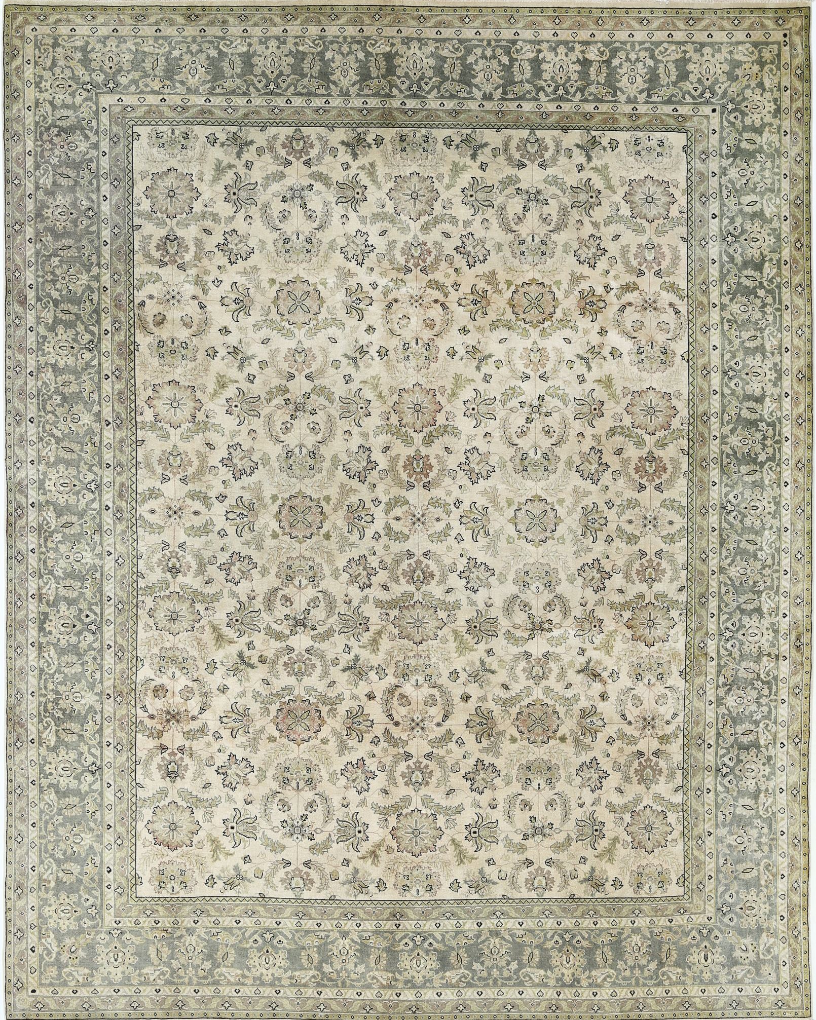 Alfombra de lana Ziegler anudada a mano - 9'0'' x 11'10''