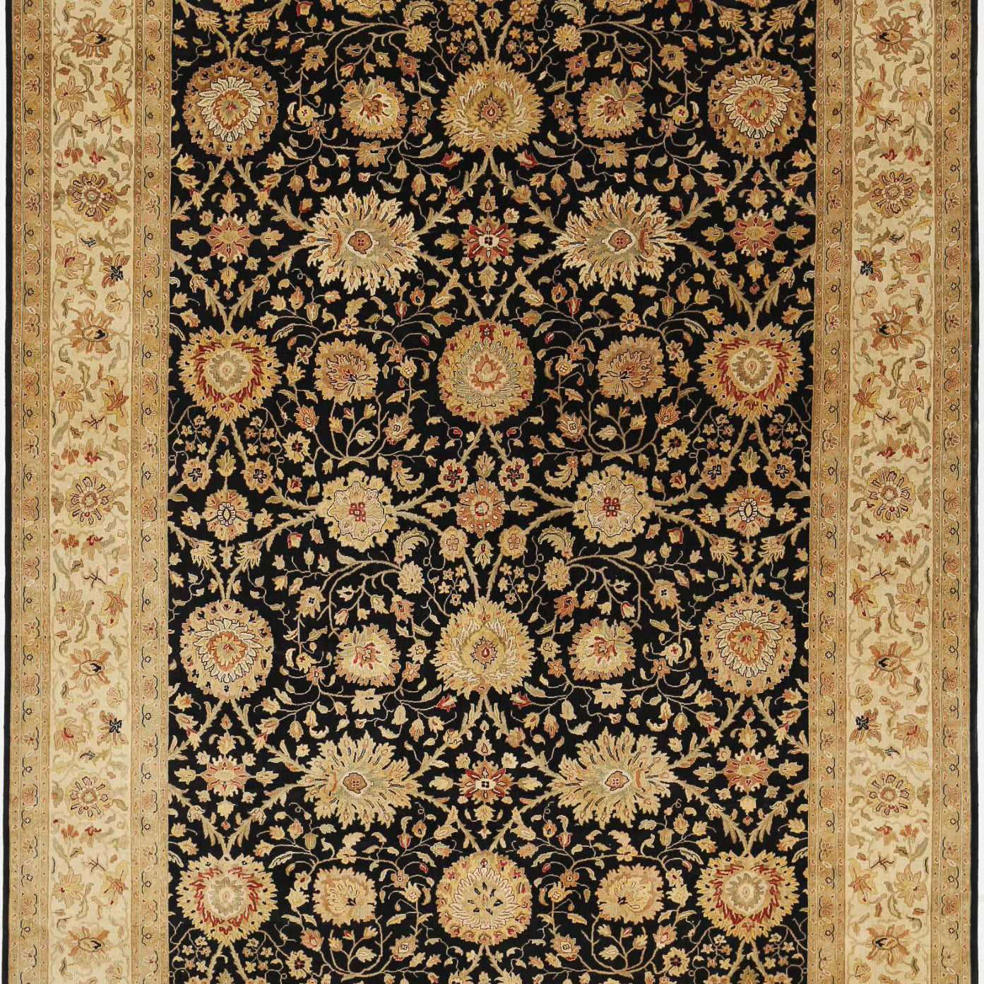 Hand Knotted Ziegler Wool Rug - 11'9'' x 17'9''