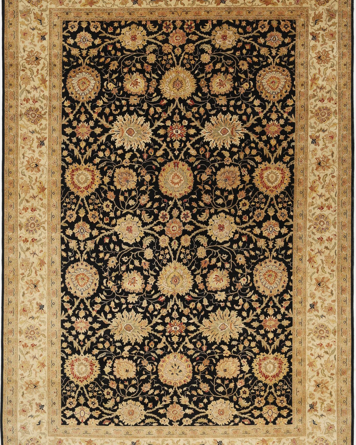 Hand Knotted Ziegler Wool Rug - 11'9'' x 17'9''