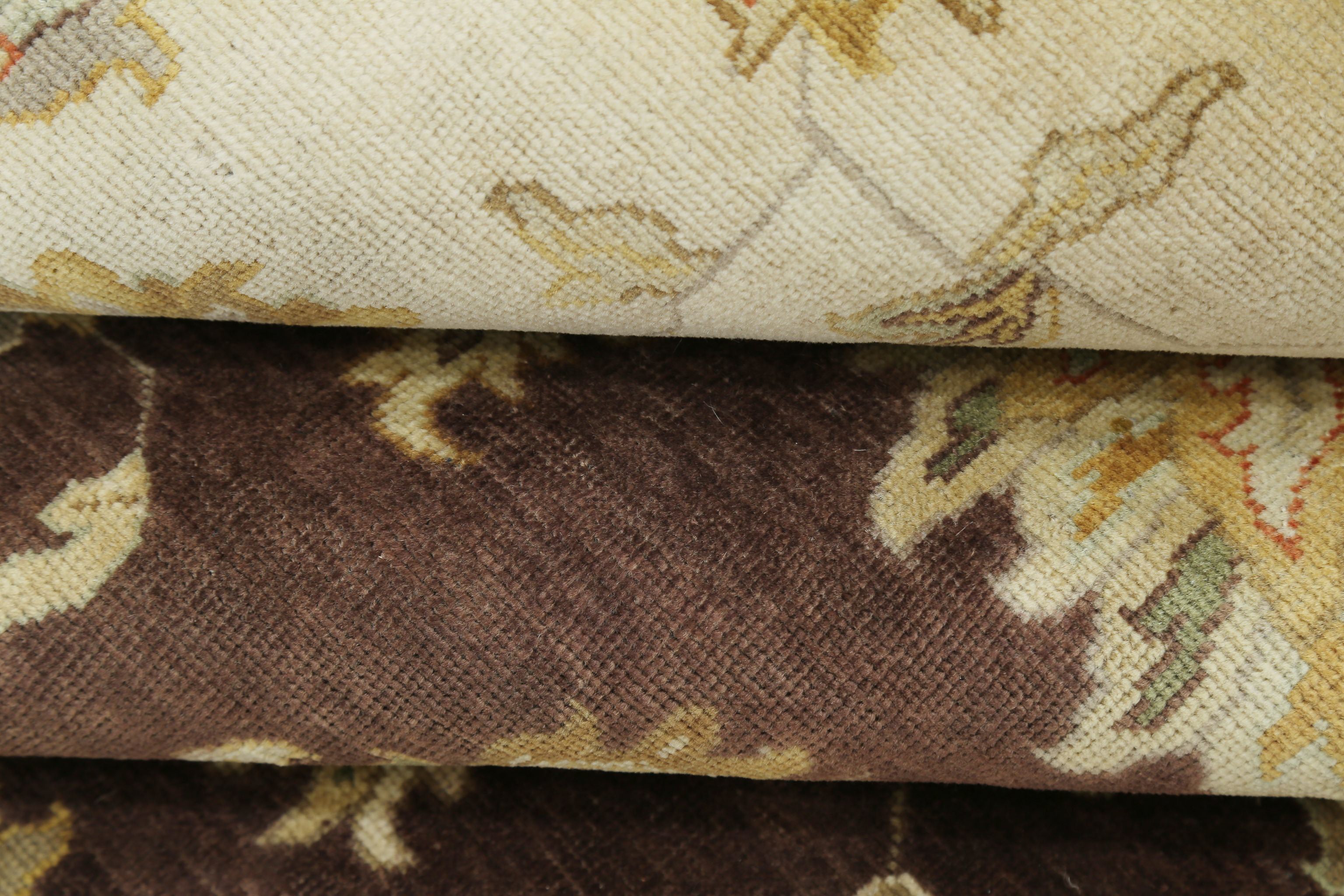 Hand Knotted Ziegler Wool Rug - 11'9'' x 17'6''