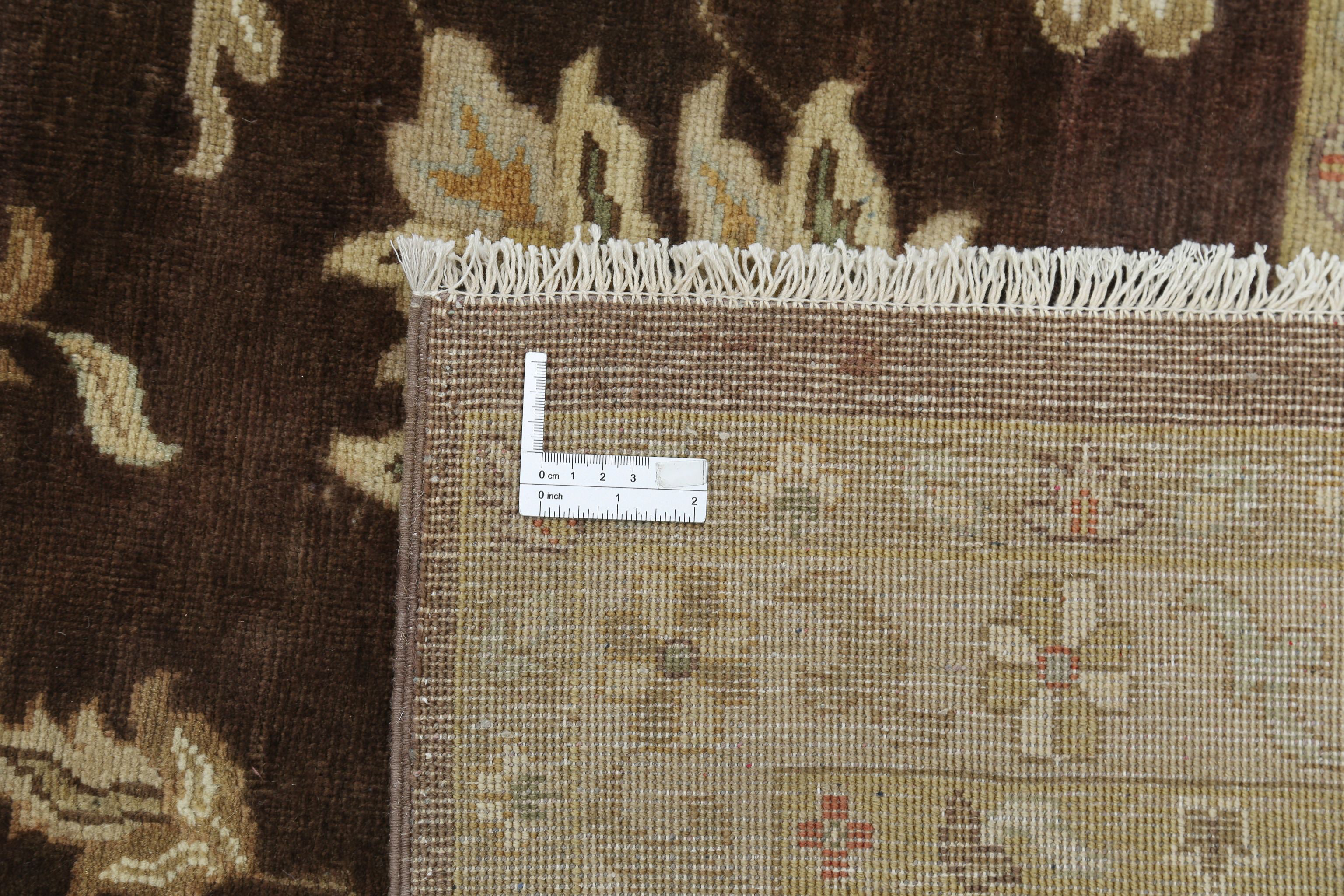 Hand Knotted Ziegler Wool Rug - 11'9'' x 17'6''
