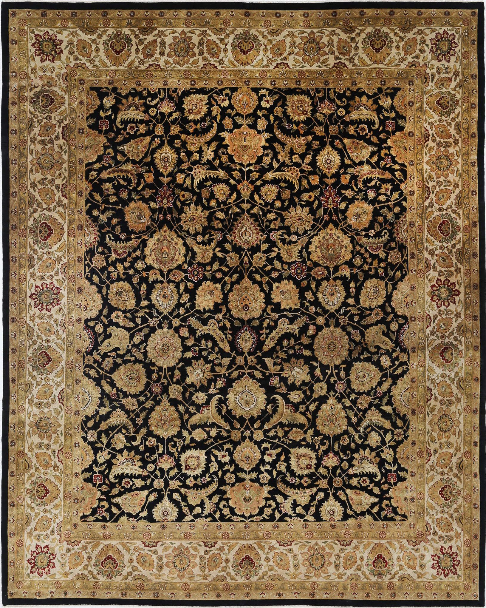 Alfombra de lana Ziegler anudada a mano - 11'9'' x 14'9''