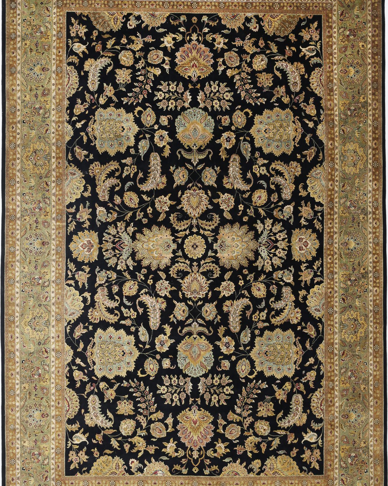 Hand Knotted Ziegler Wool Rug - 11'10'' x 18'3''