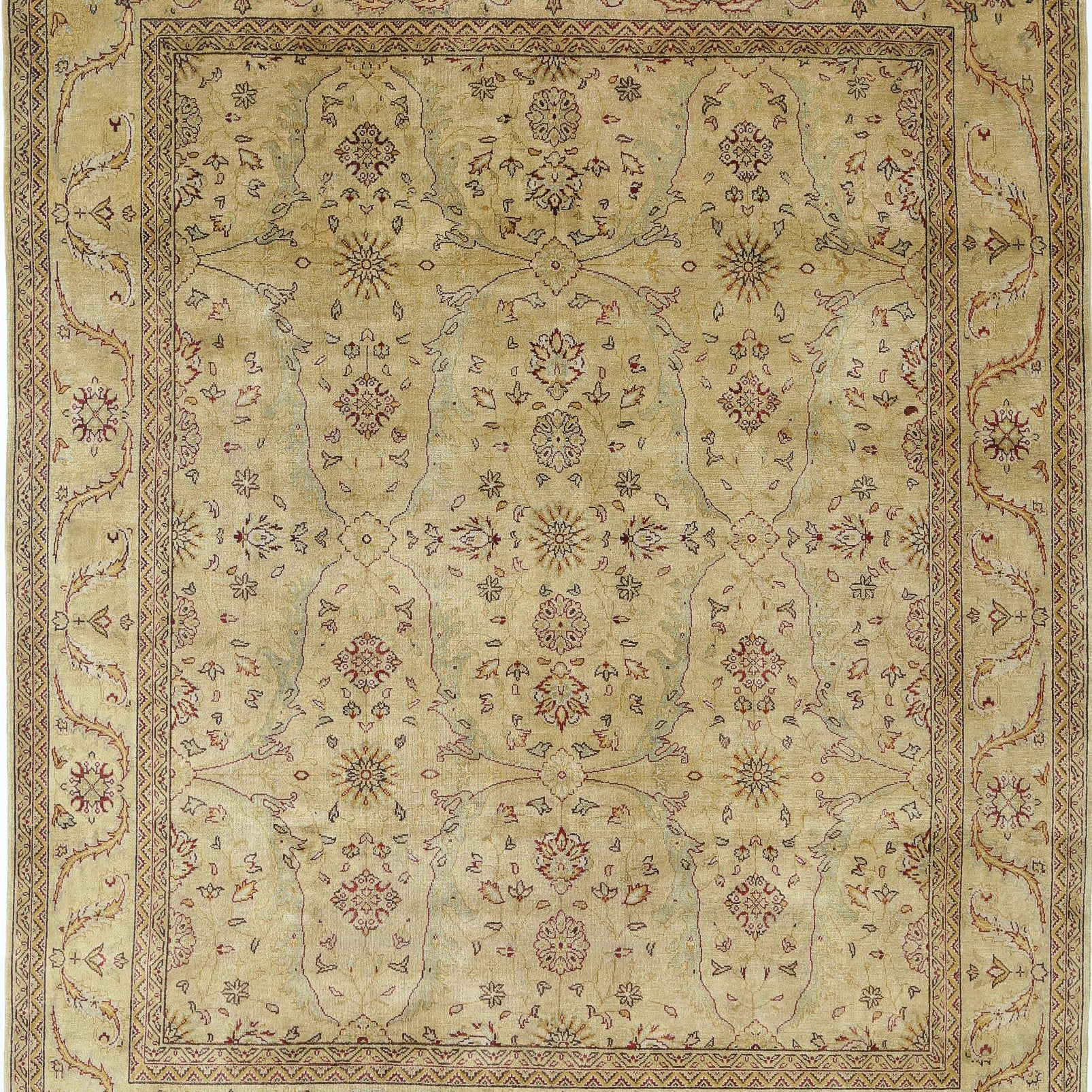 Alfombra de lana Ziegler anudada a mano - 9'0'' x 11'7''