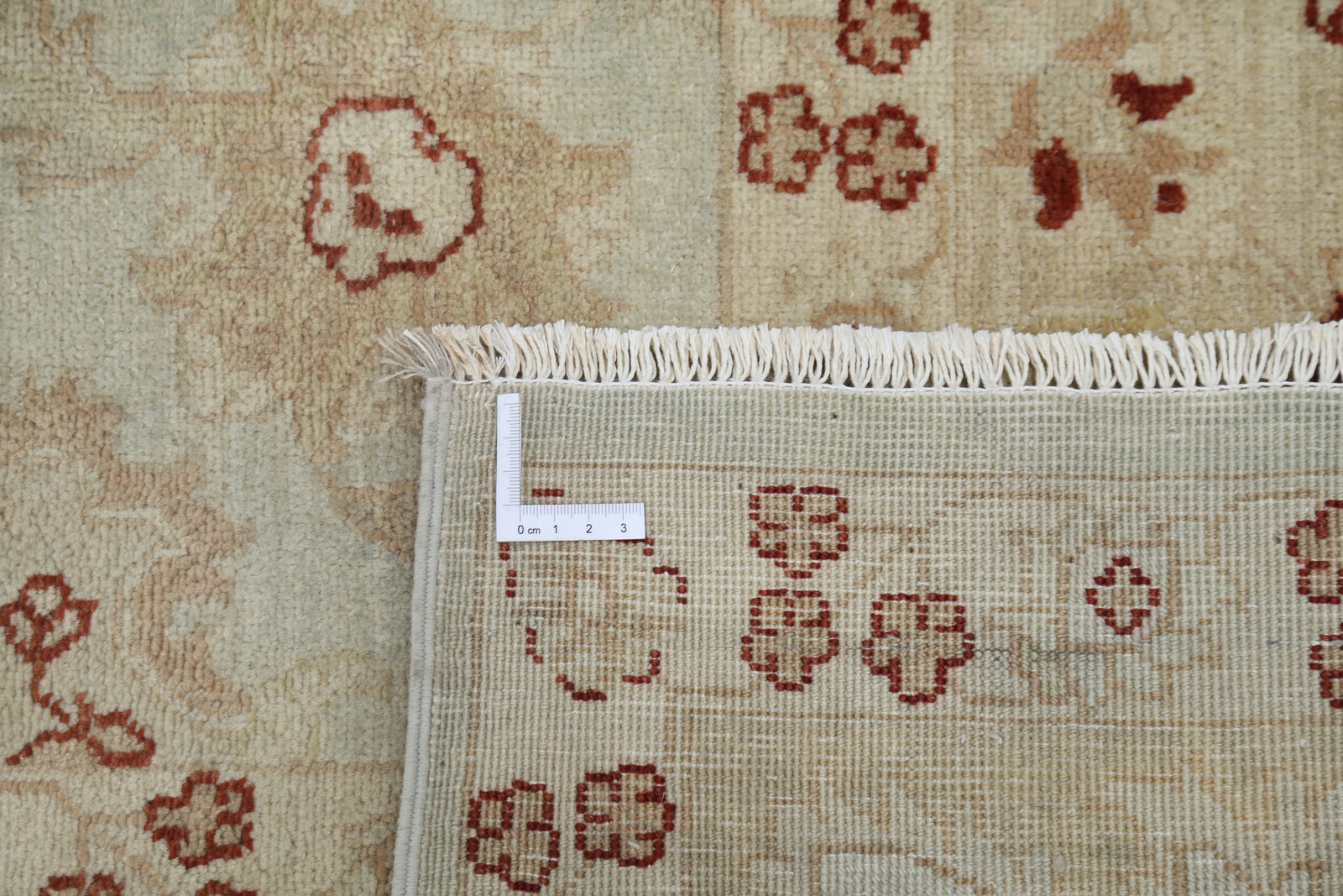 Hand Knotted Ziegler Wool Rug - 8'9'' x 12'0''