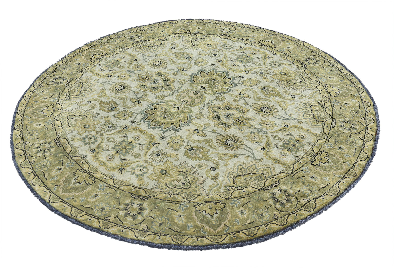 Hand Knotted Ziegler Wool Rug - 5'9'' x 5'9''