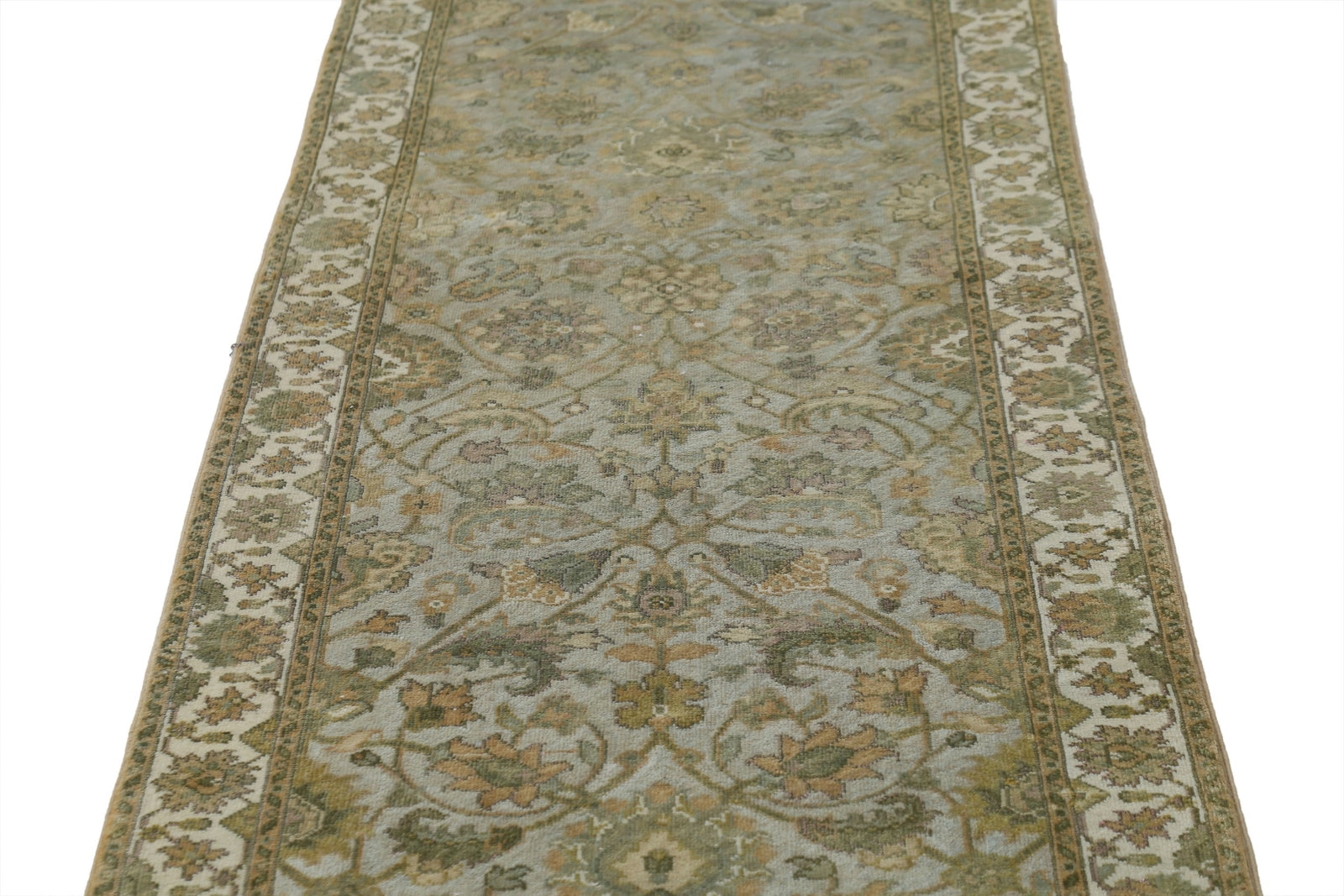 Hand Knotted Ziegler Wool Rug - 2'8'' x 11'8''
