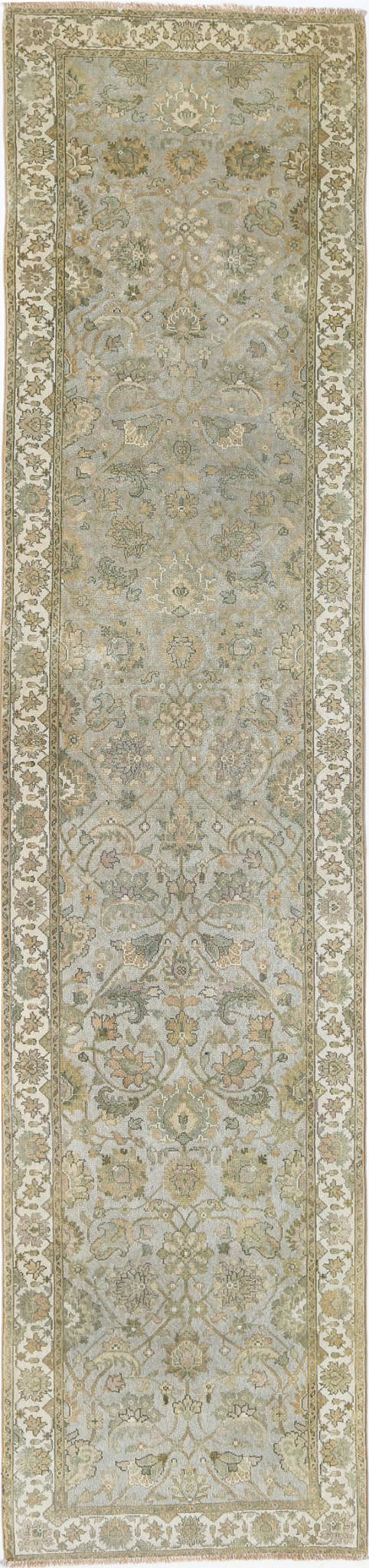 Hand Knotted Ziegler Wool Rug - 2'8'' x 11'8''