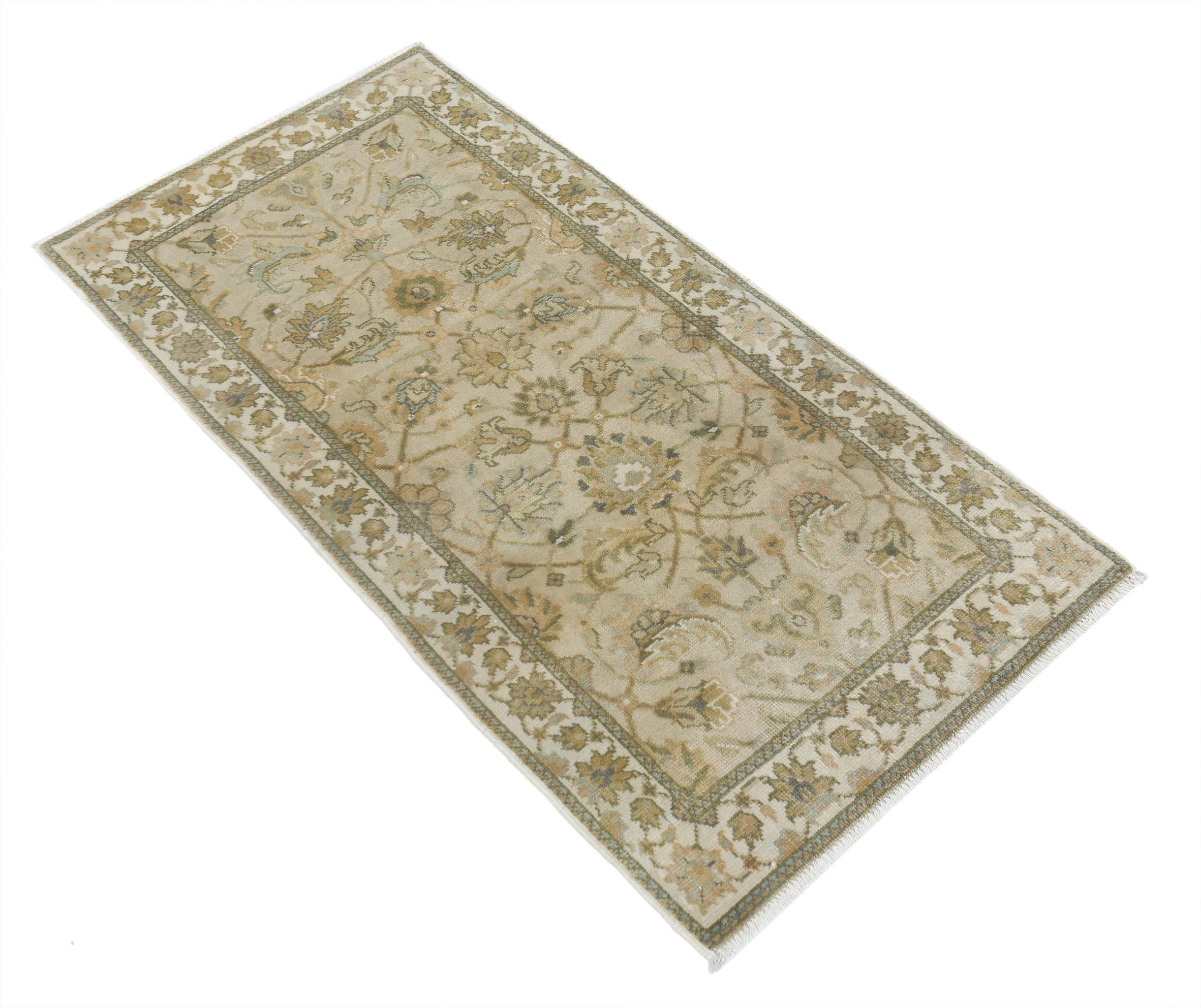 Alfombra de lana Ziegler anudada a mano - 2'0'' x 3'11''