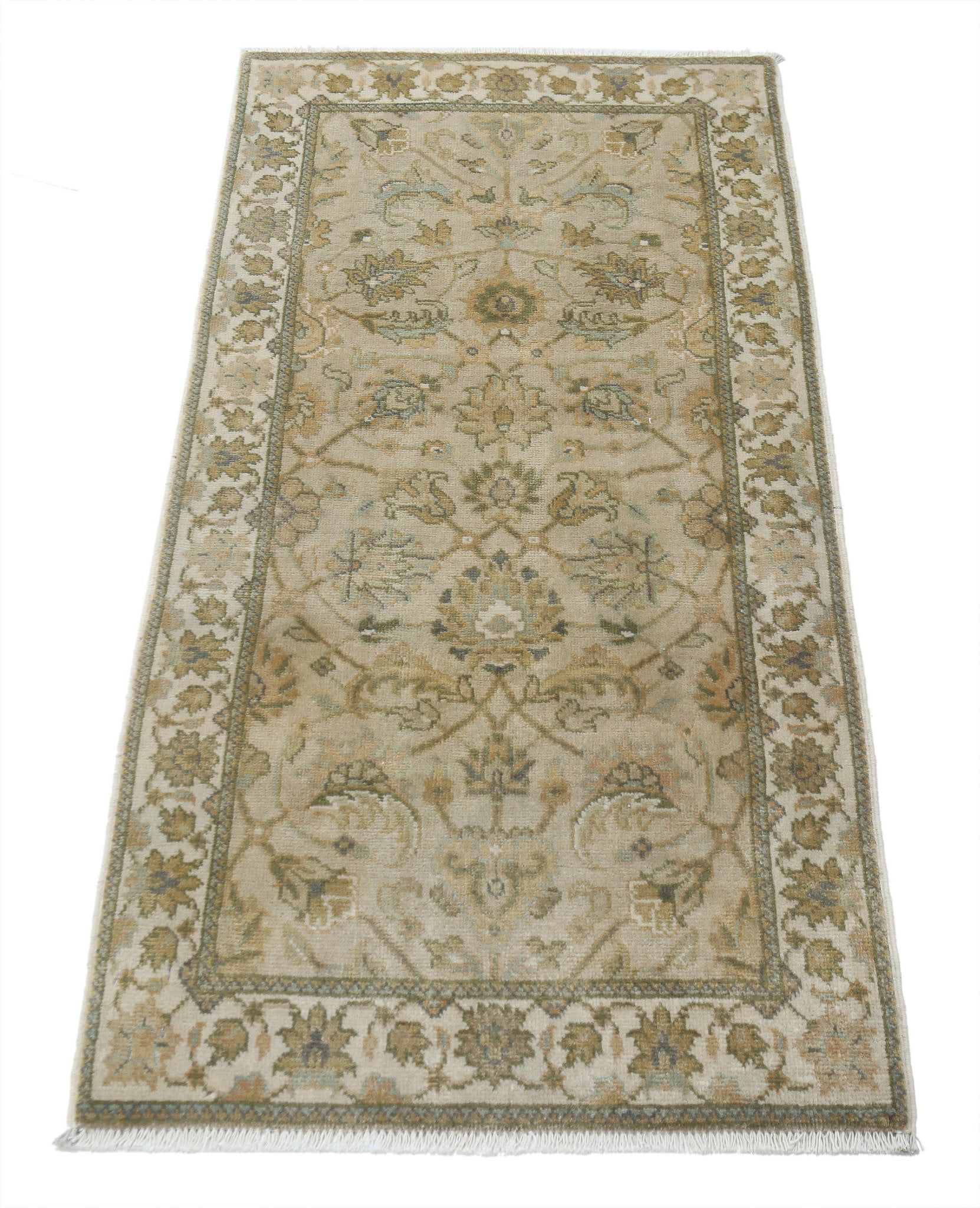 Alfombra de lana Ziegler anudada a mano - 2'0'' x 3'11''