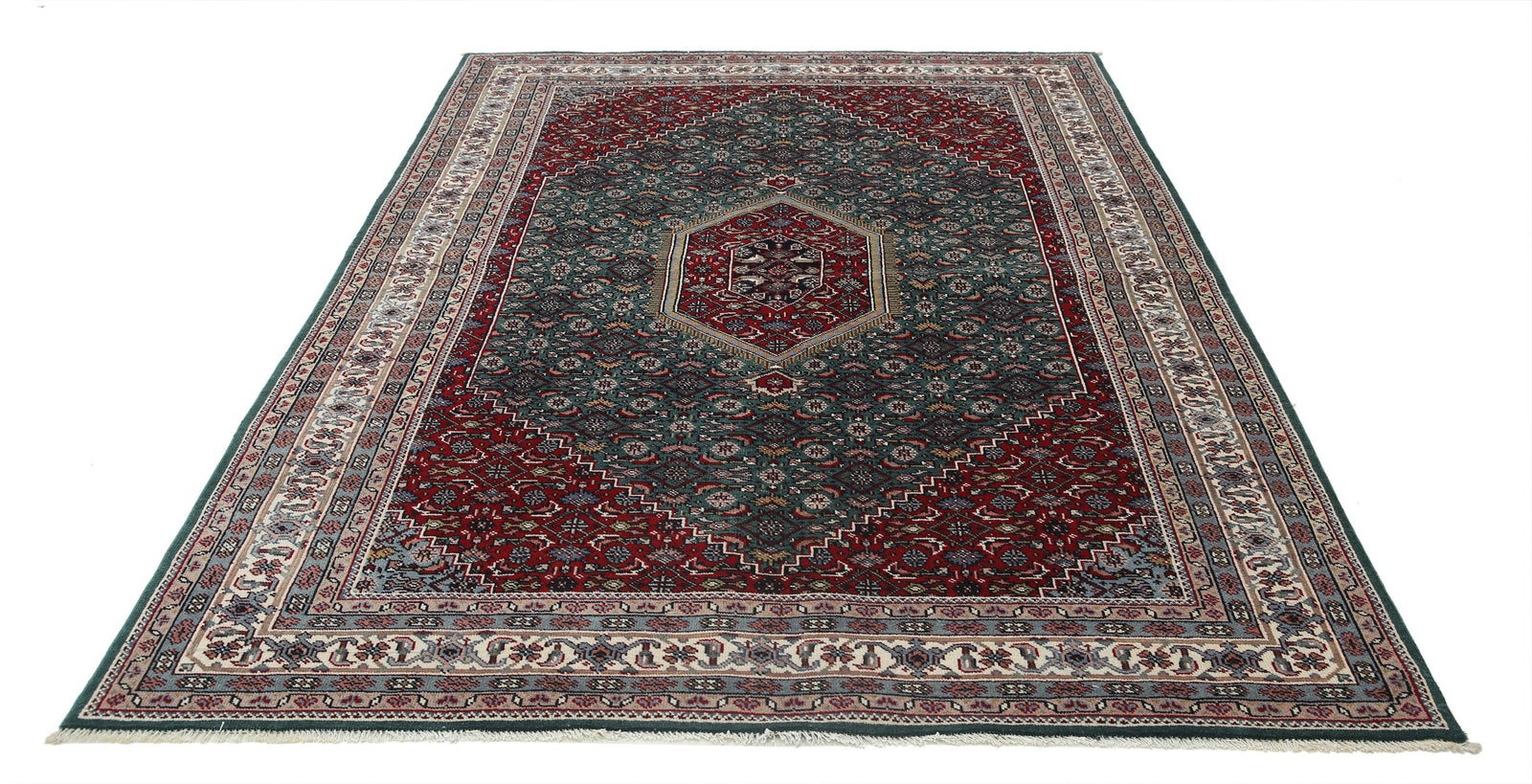 Hand Knotted Ziegler Wool Rug - 5'9'' x 8'6''