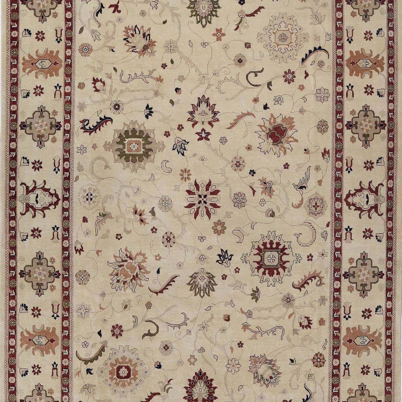 Alfombra de lana Ziegler anudada a mano - 11'7'' x 17'7''