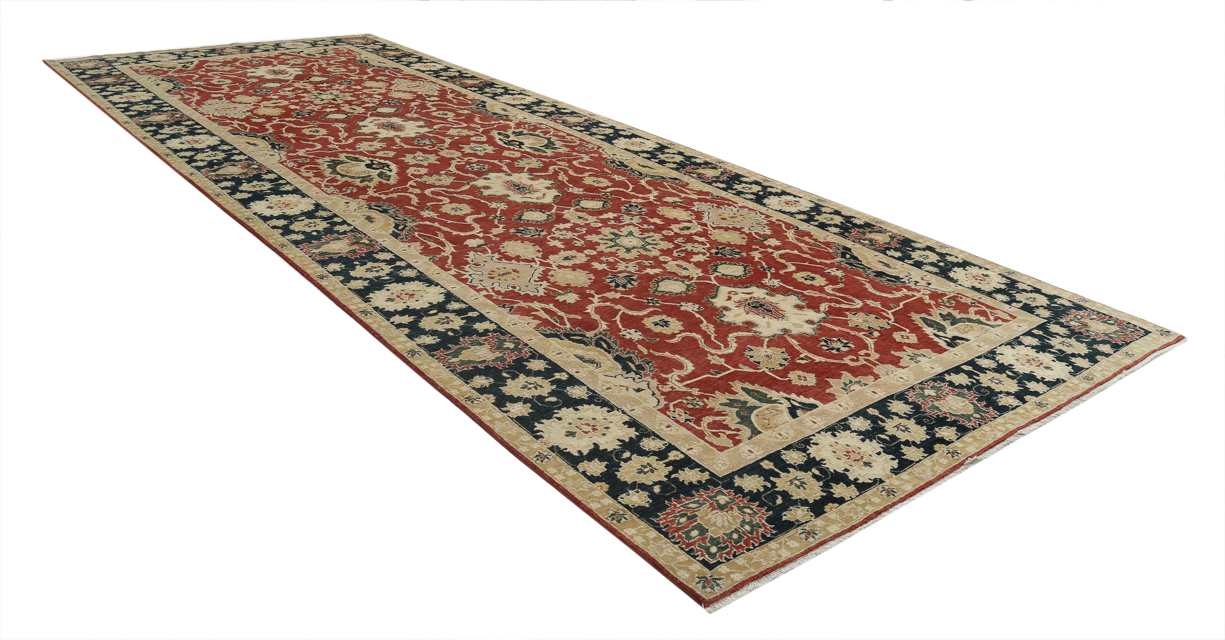 Alfombra de lana Ziegler anudada a mano - 7'10'' x 20'2''