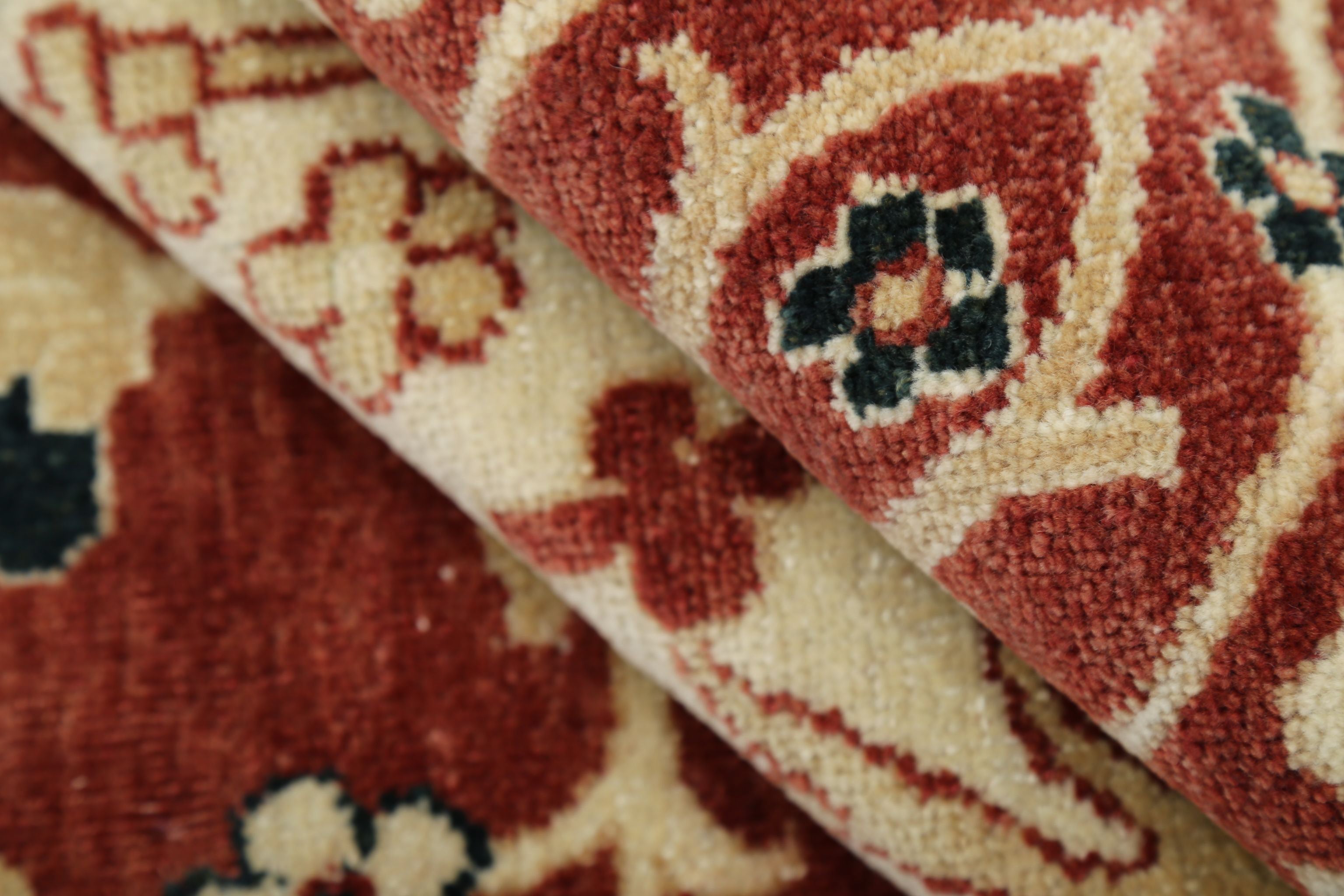 Hand Knotted Ziegler Wool Rug - 11'11'' x 14'8''