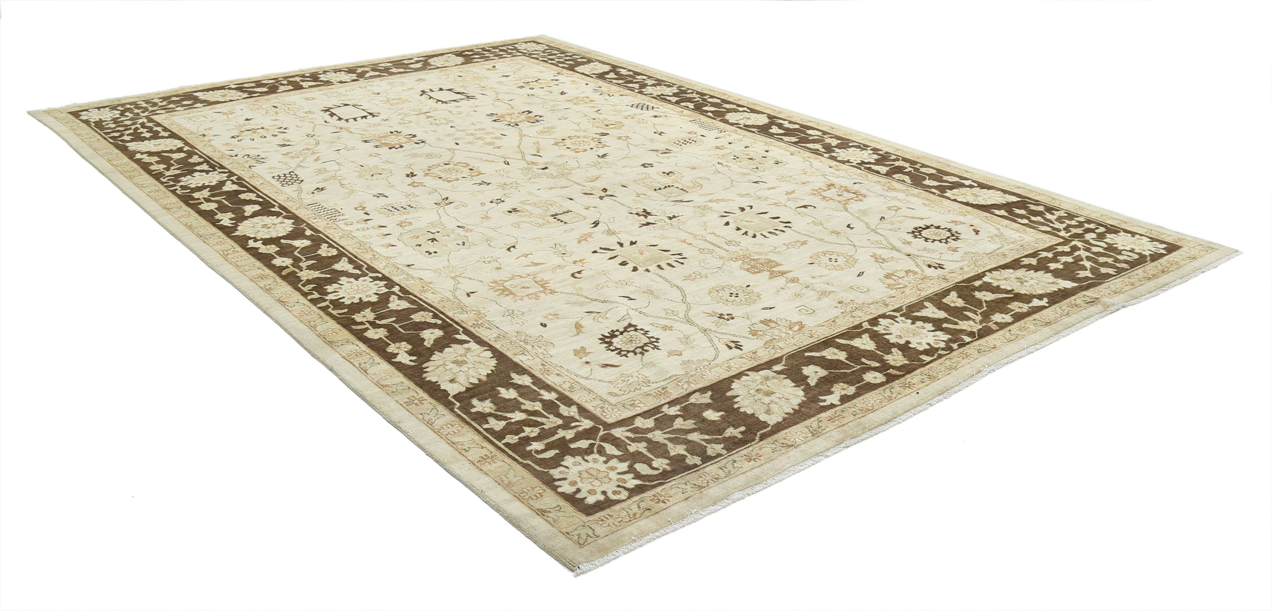 Alfombra de lana Ziegler anudada a mano - 9'2'' x 13'2''