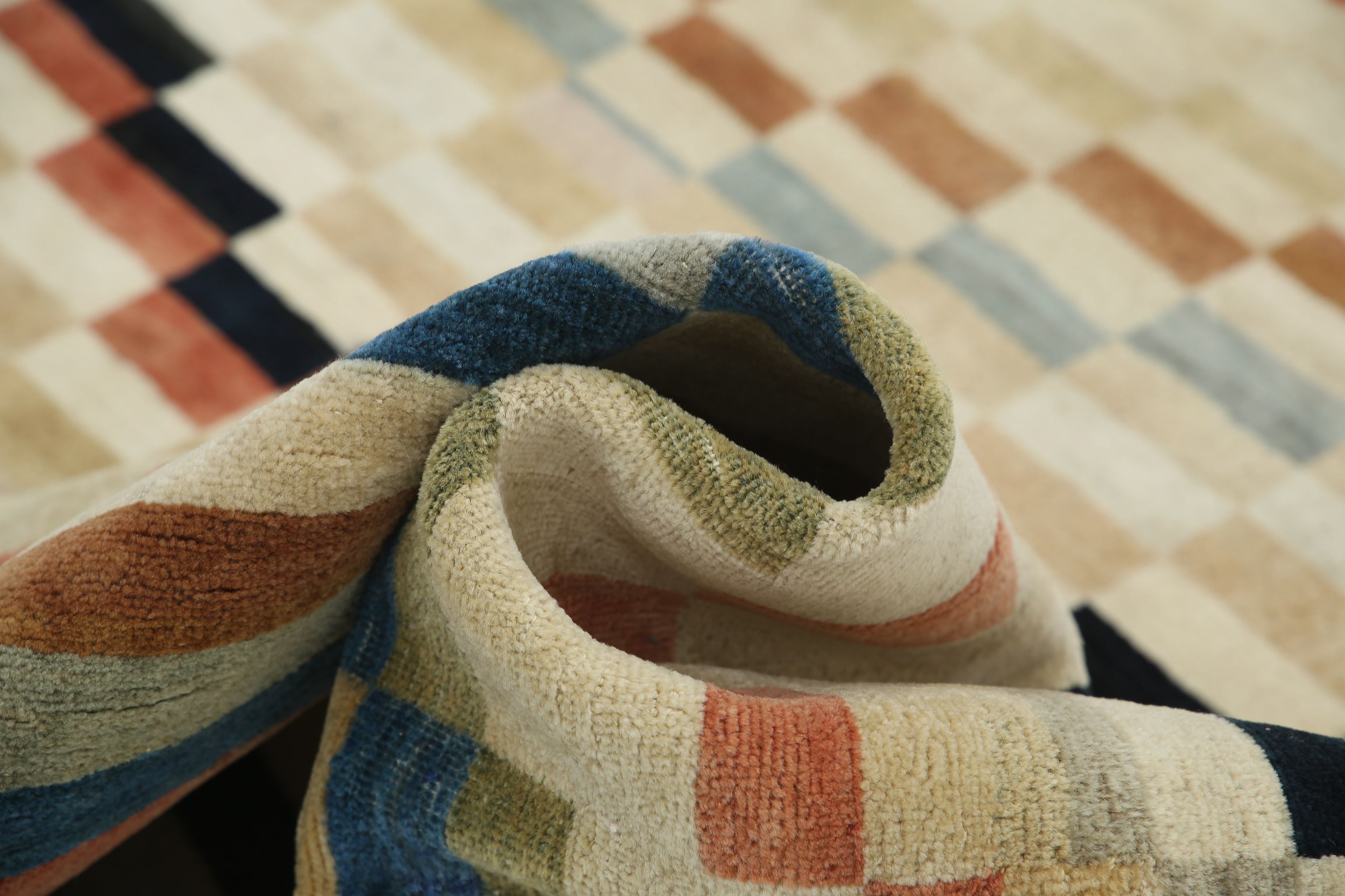 Hand Knotted Ziegler Wool Rug - 8'11'' x 11'11''