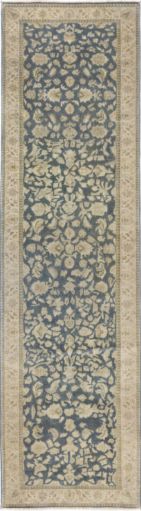 Hand Knotted Ziegler Wool Rug - 2'7'' x 9'7''